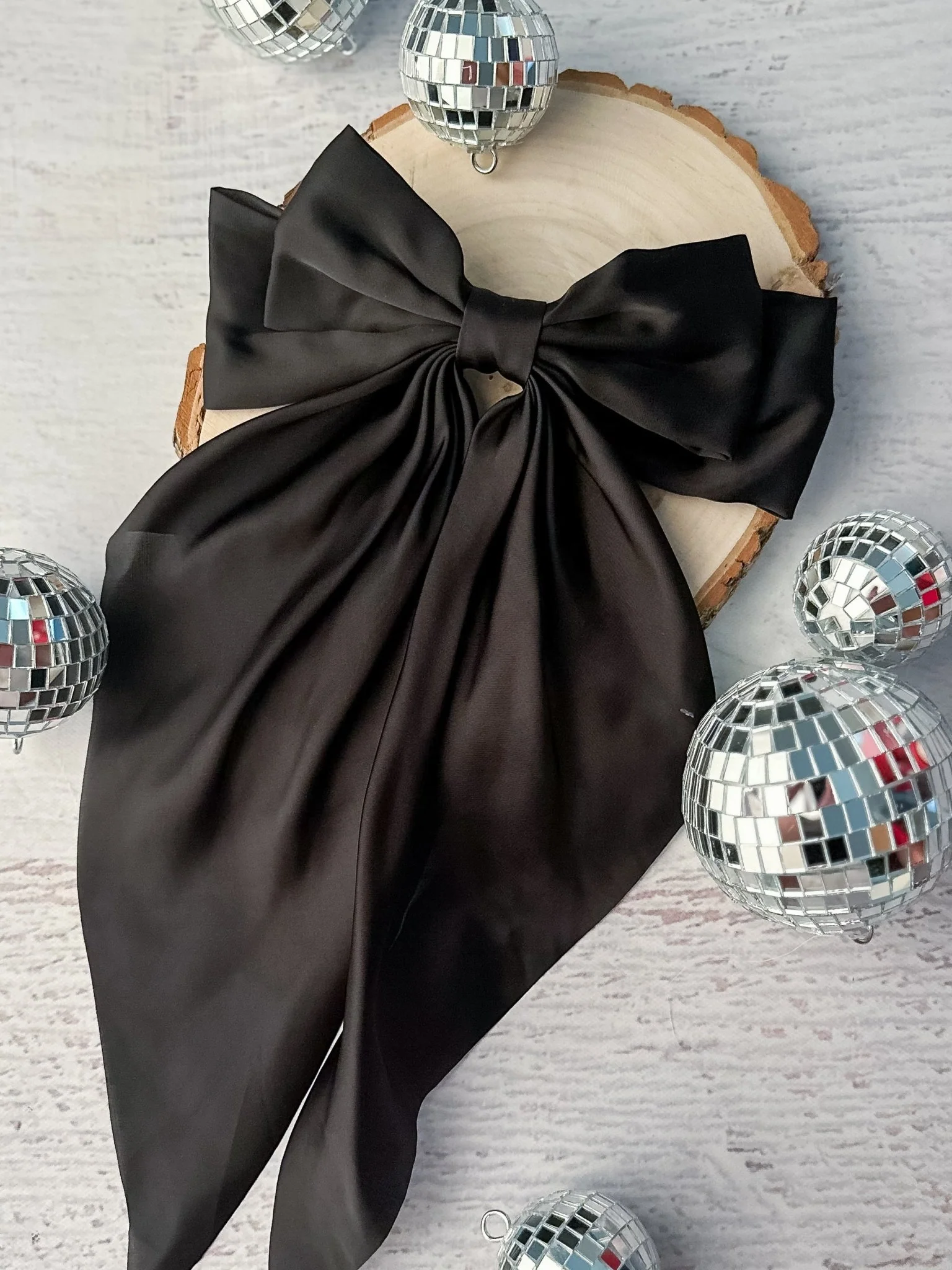 Satin Coquette Bows - French Clip - 8" - Image 11