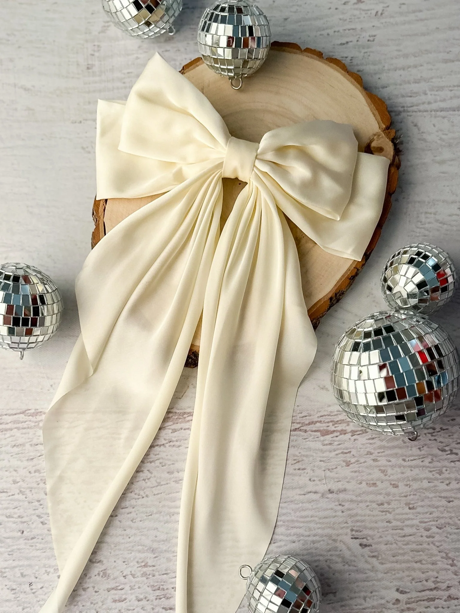 Satin Coquette Bows - French Clip - 8" - Image 12
