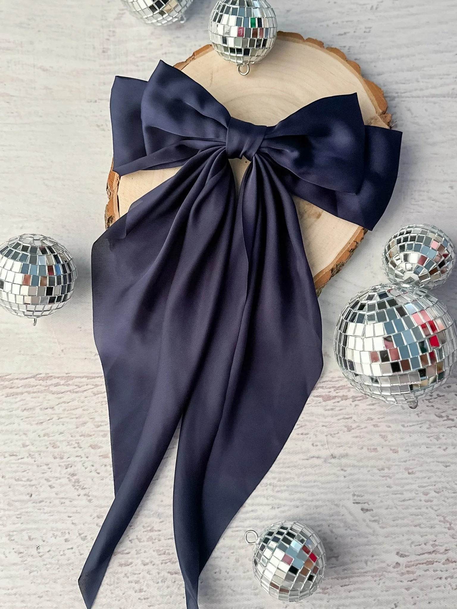 Satin Coquette Bows - French Clip - 8" - Image 8