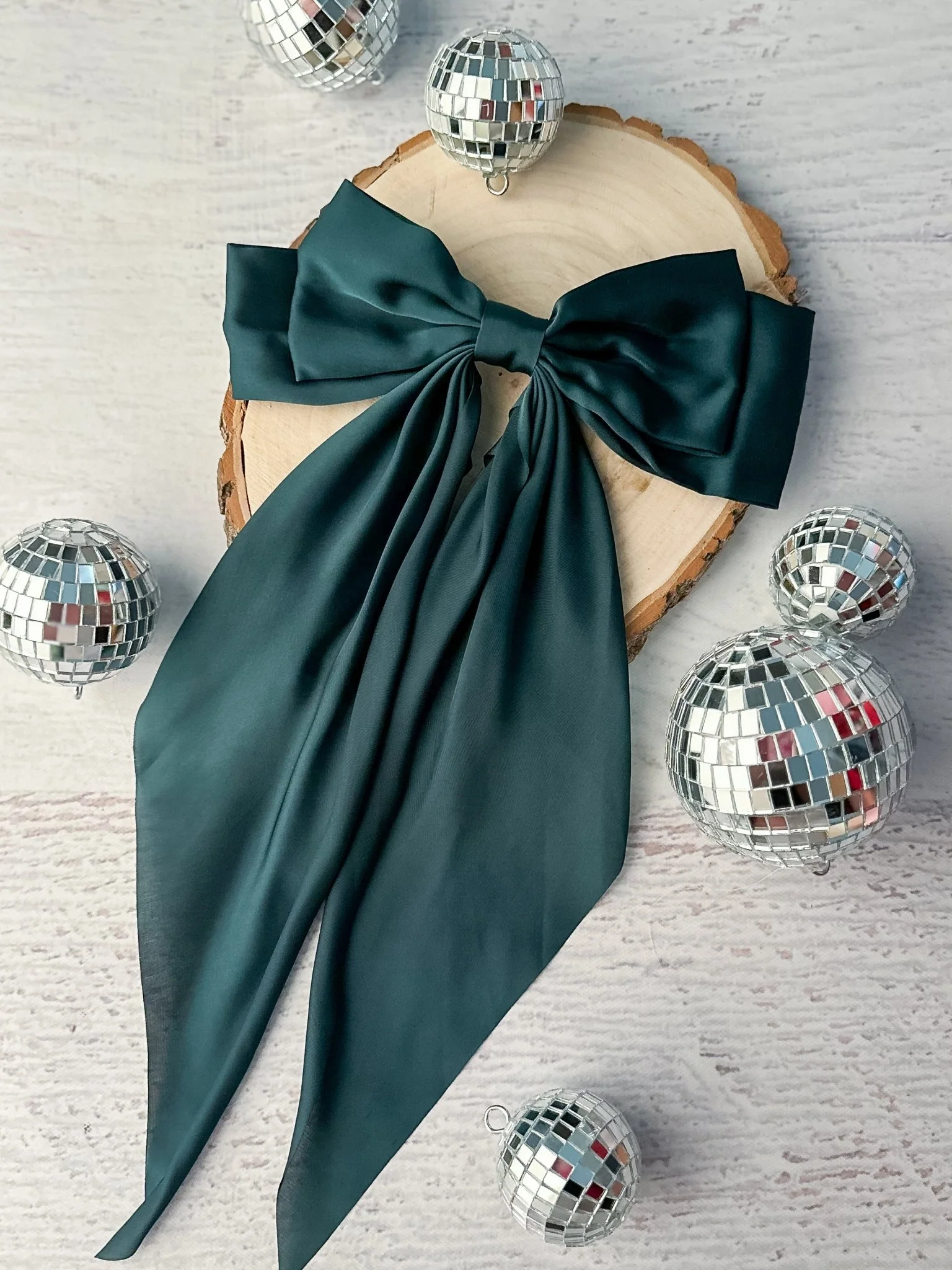 Satin Coquette Bows - French Clip - 8" - Image 9