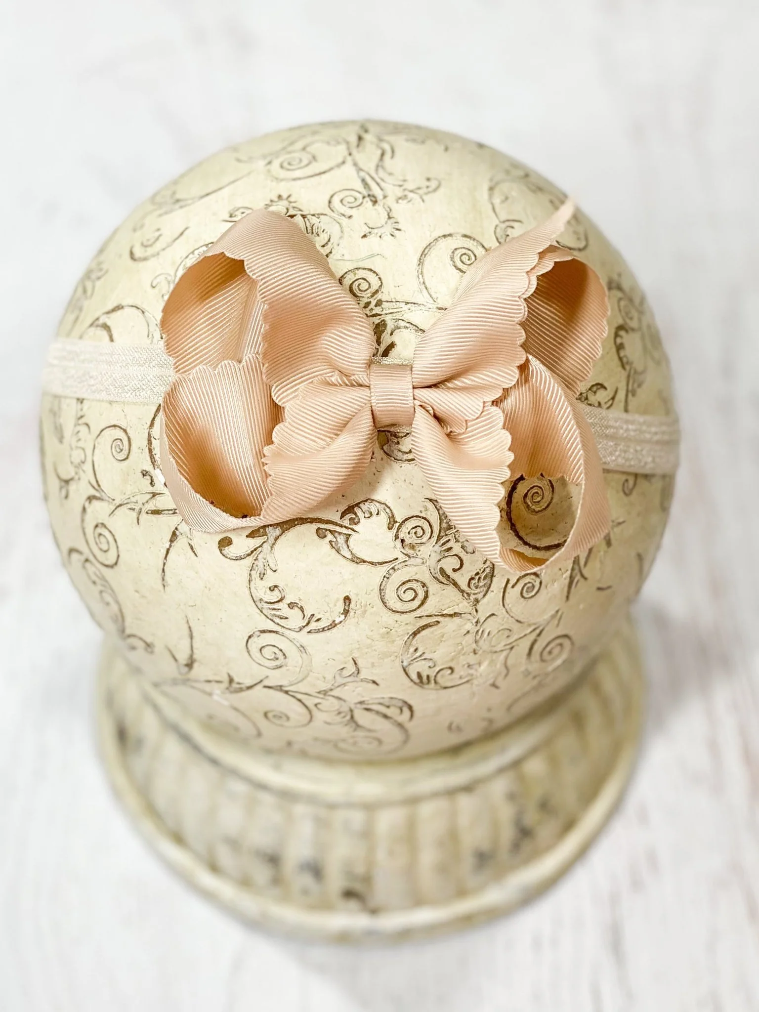 4.5" Classic Scalloped Hair Bow | Clip or Headband - Image 45