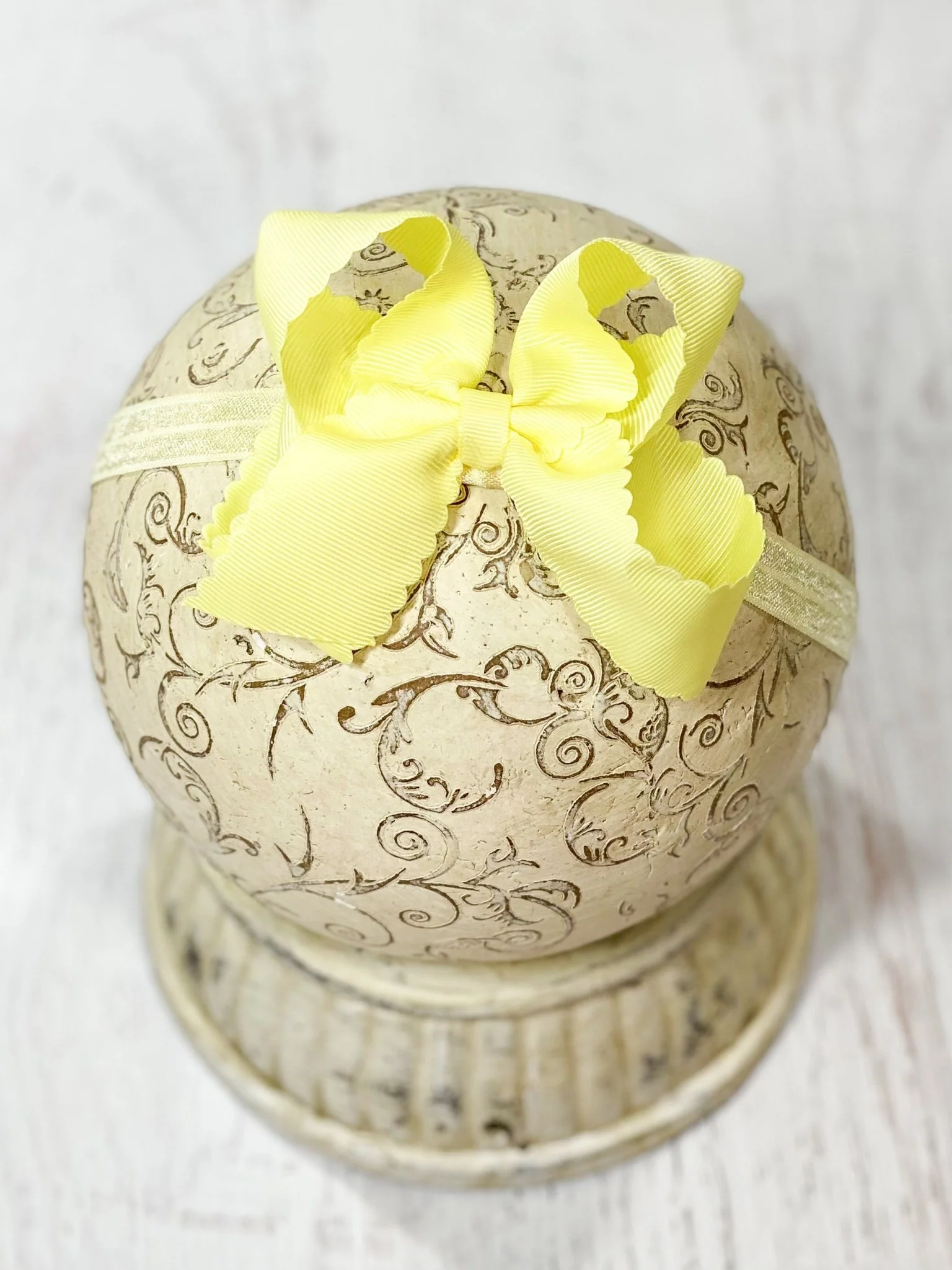 4.5" Classic Scalloped Hair Bow | Clip or Headband - Image 50