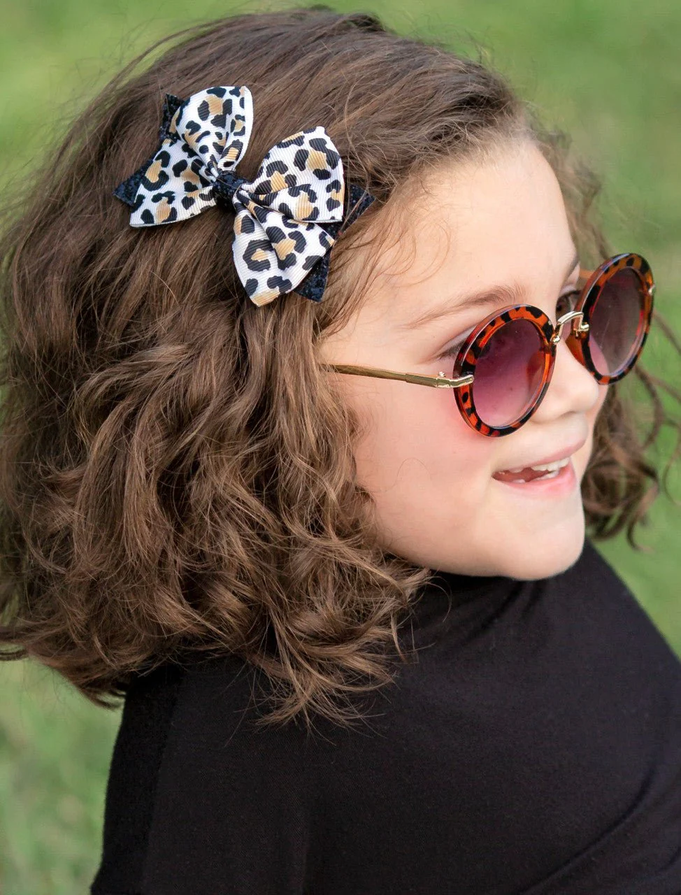 Animal Print & Glittery Bow - Image 2