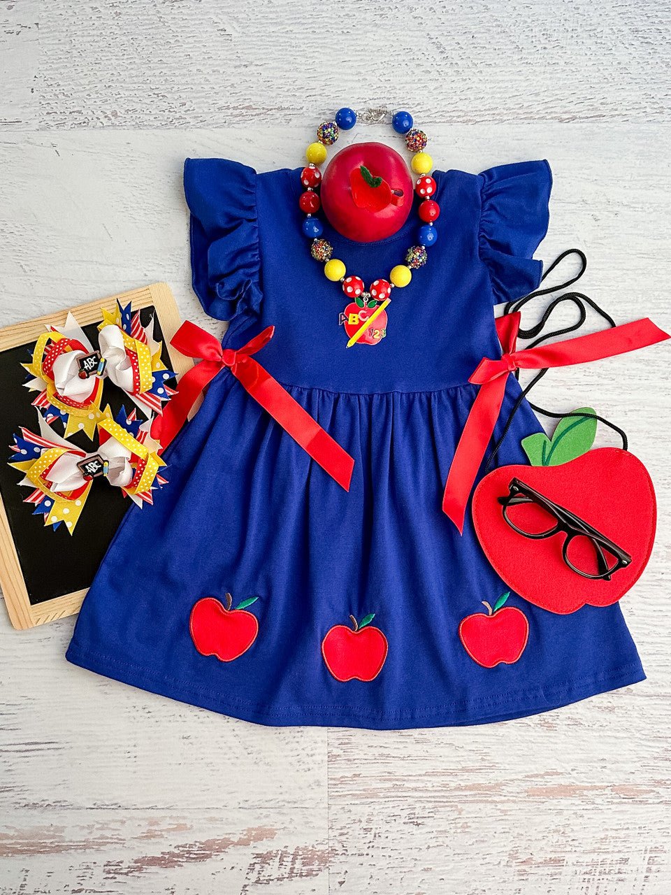 Apples Applique Dress