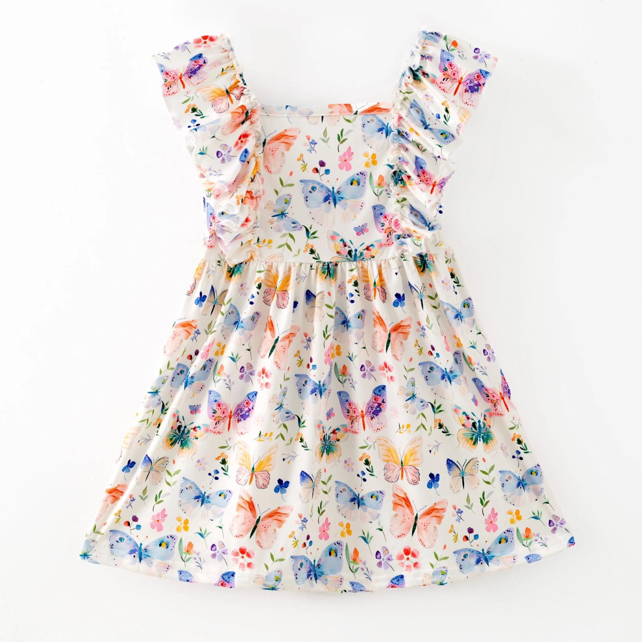 Girls Butterfly Garden Twirl Dress