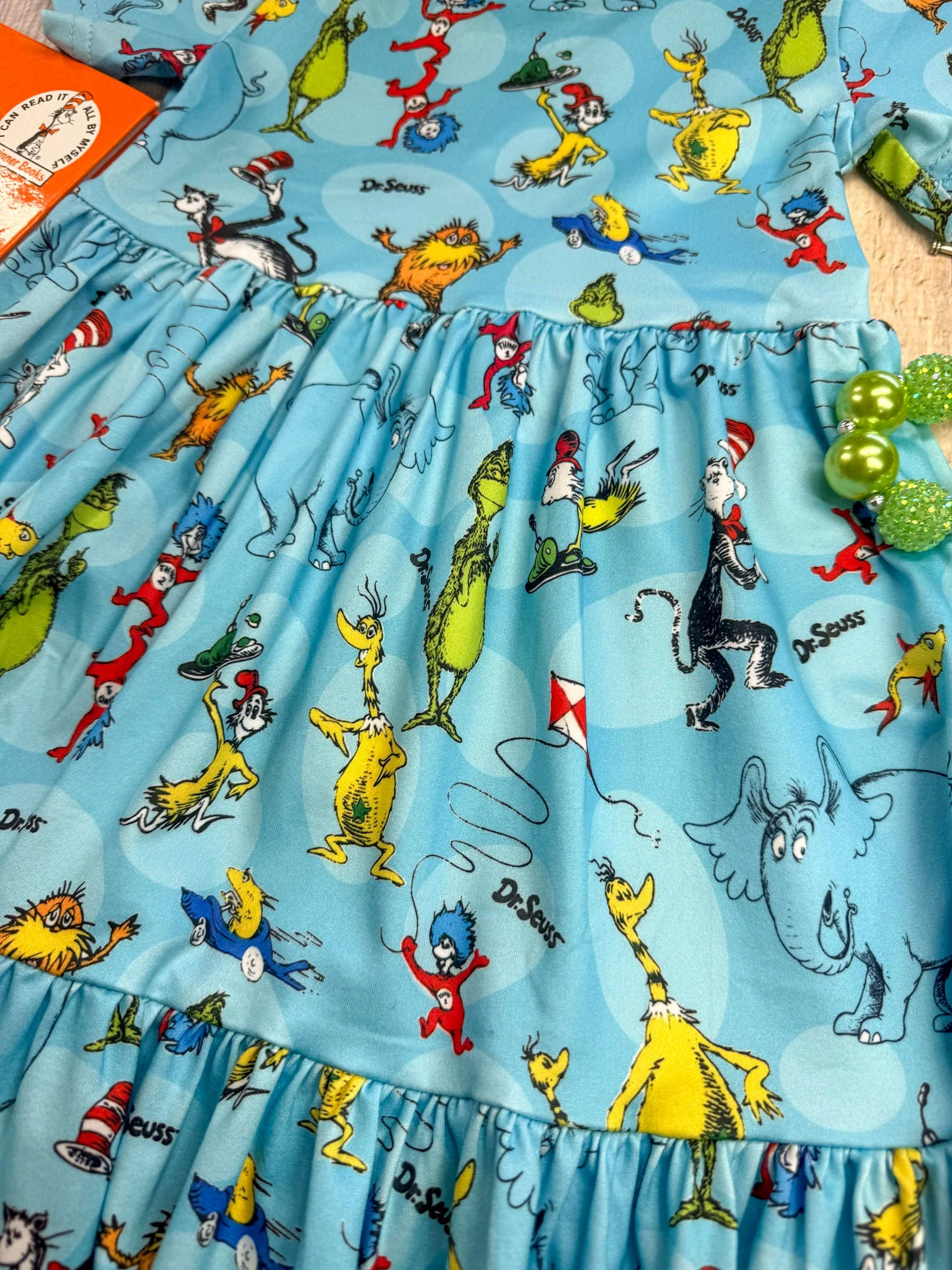 Blue Seuss Crew Twirl Dress - Image 4