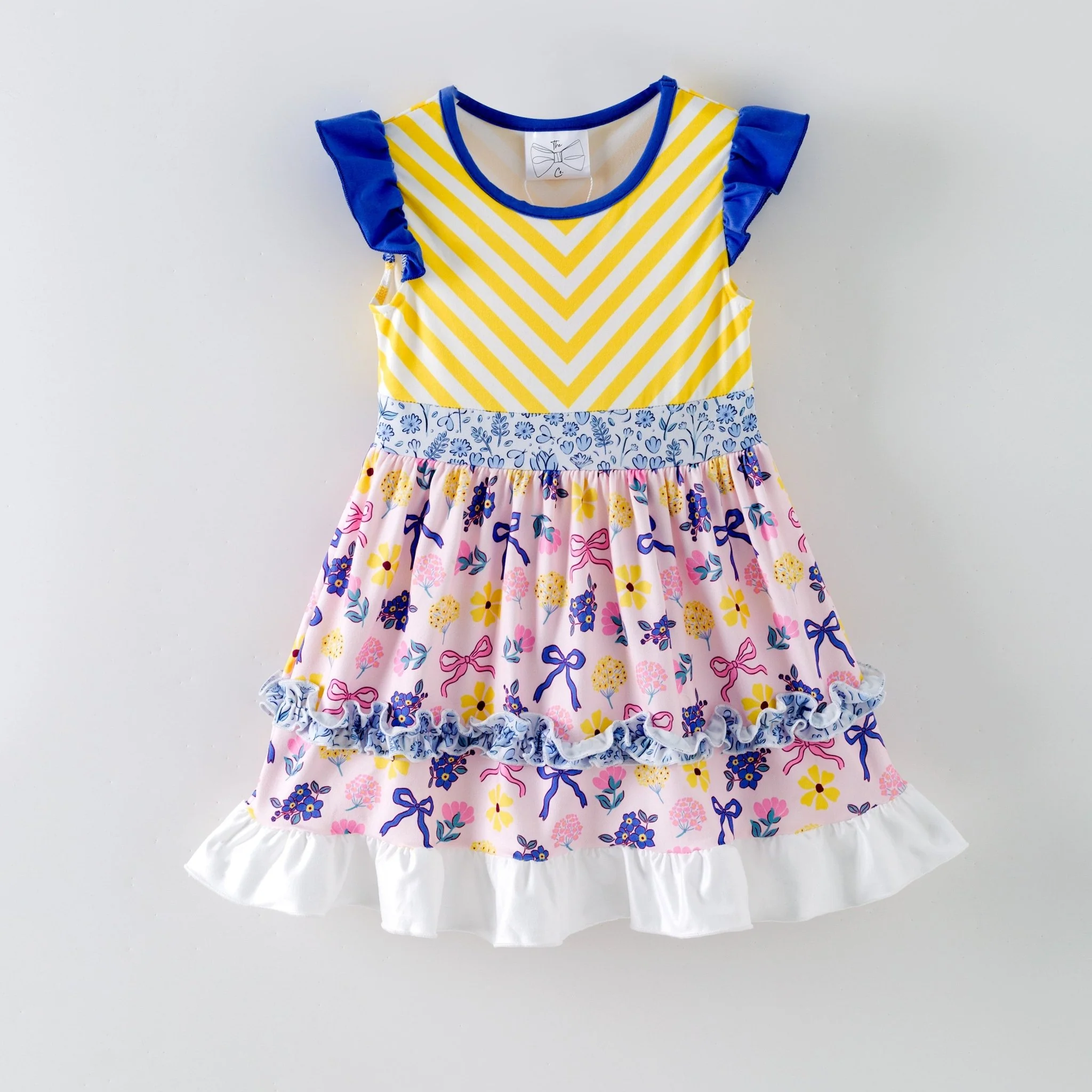 Bows and Daisies Tiered Dress - Image 2