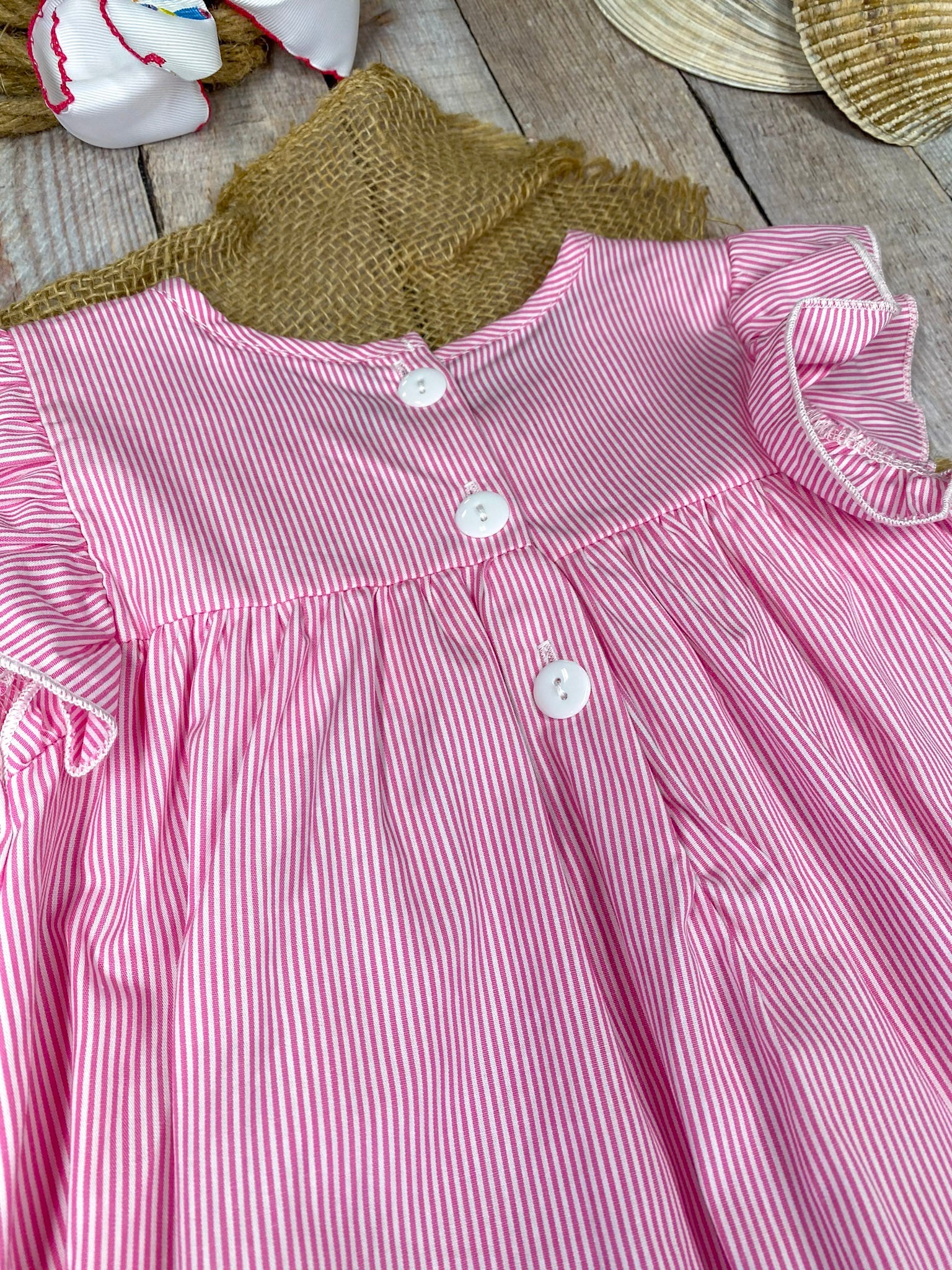 Under the Sea Fish Embroidered Girls Dress - Image 4