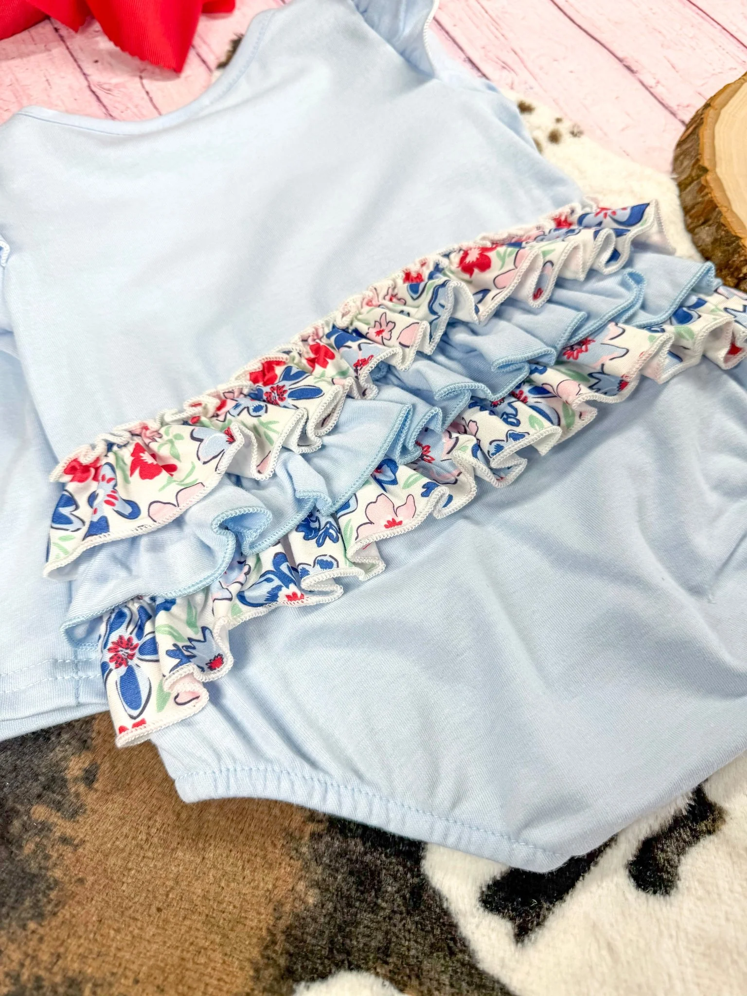 Chicken Applique Infant Romper - Image 4