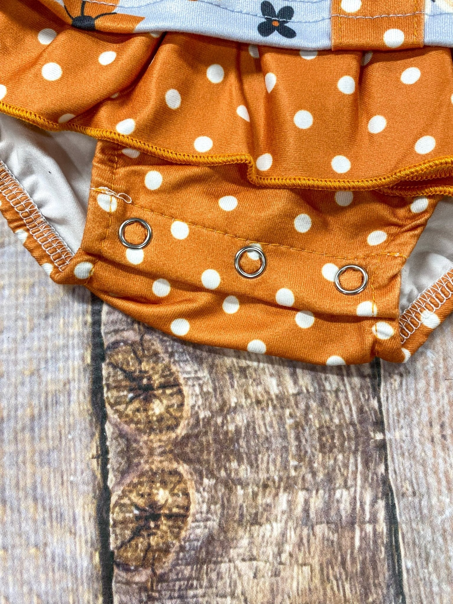 Autumn Flowers Infant Romper - Image 4