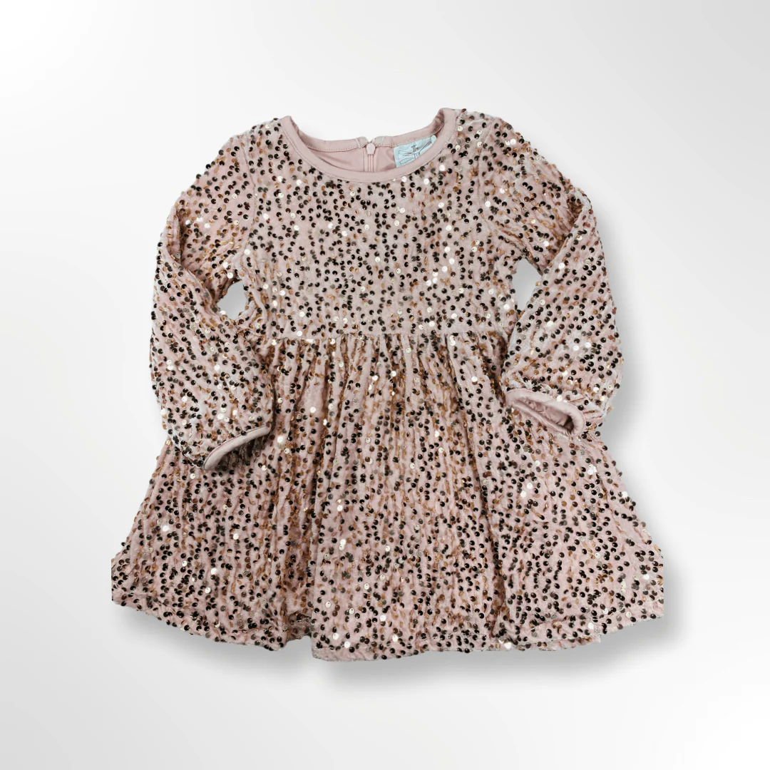 Enchanted Pink Sparkles Party Dress - Image 2