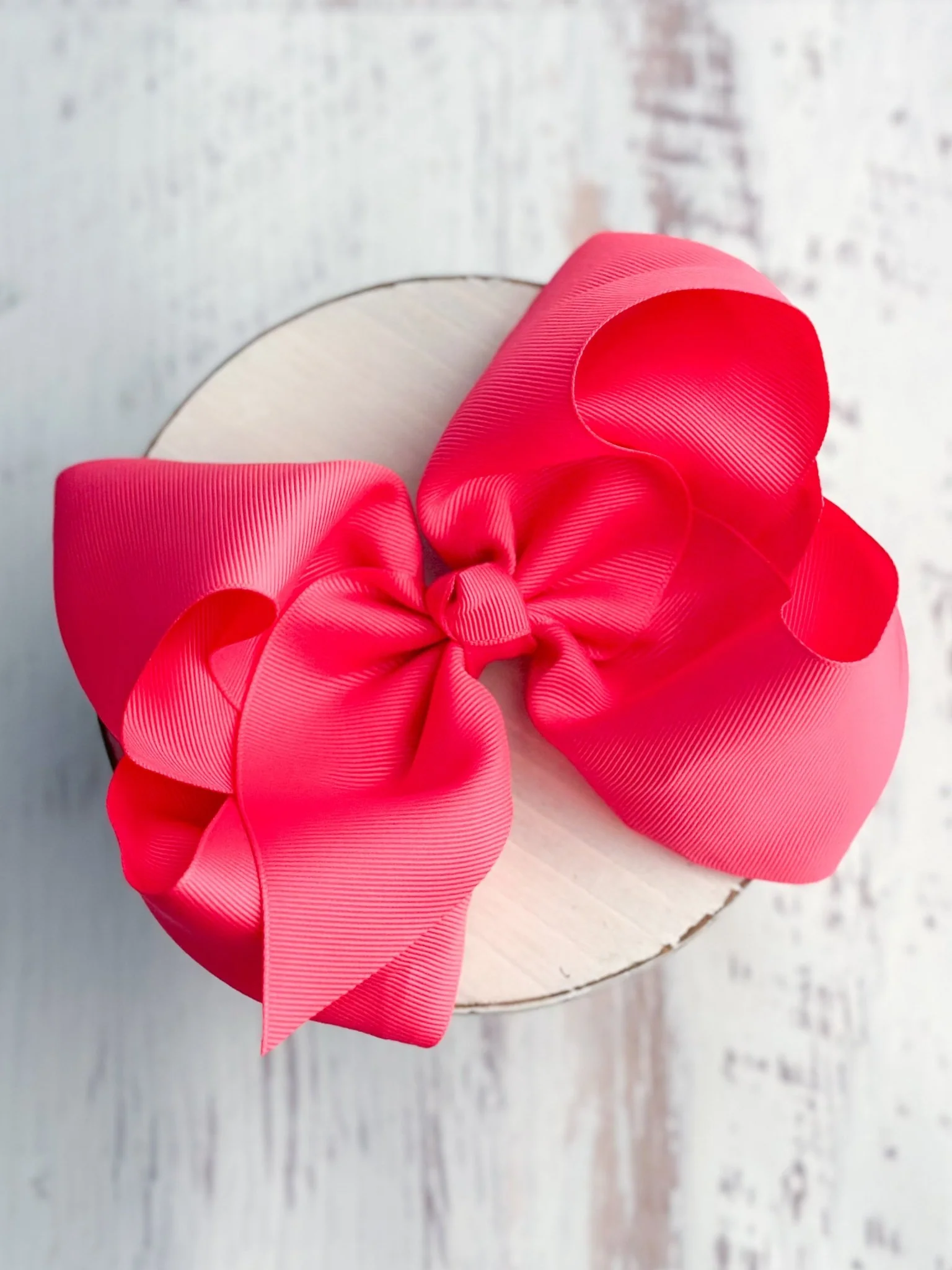 6.5" Texas Size Grosgrain Hair Bow | Alligator or French Clip - Image 18