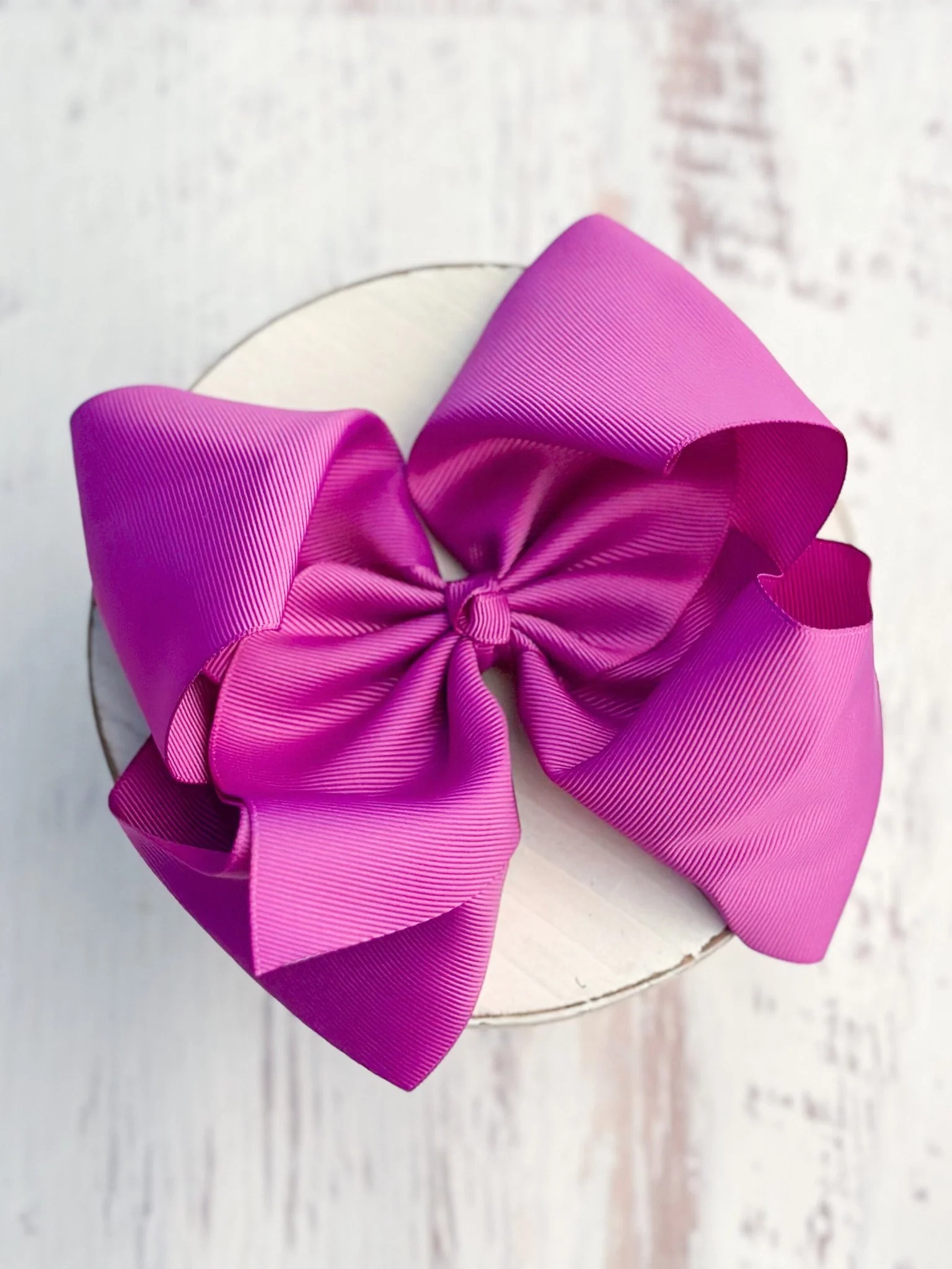 6.5" Texas Size Grosgrain Hair Bow | Alligator or French Clip - Image 30