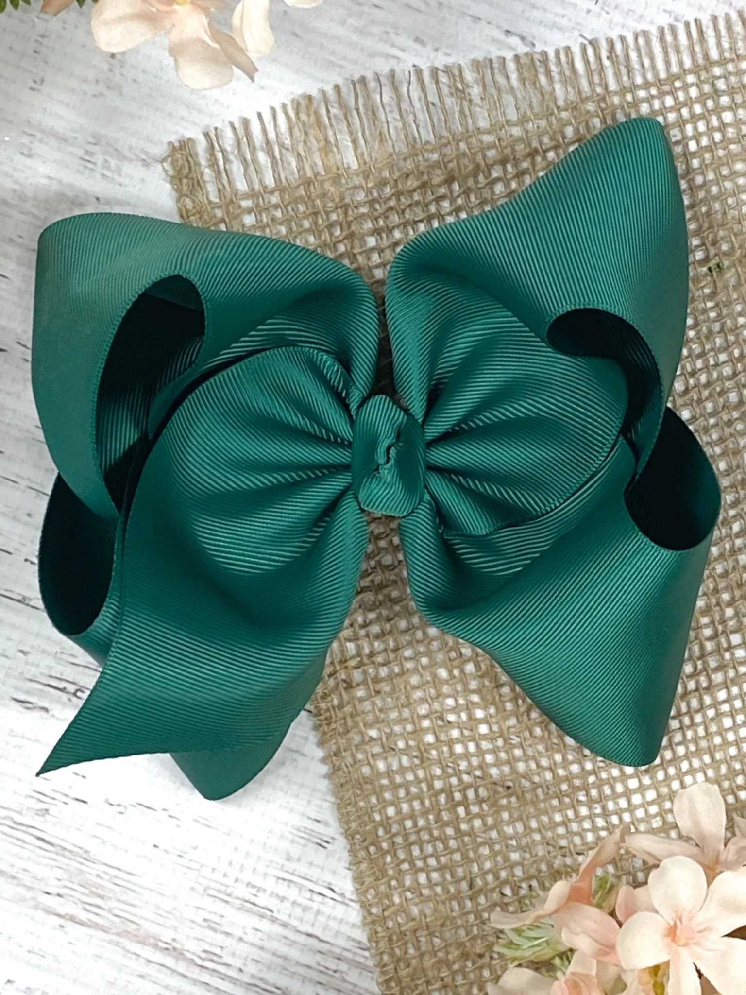 6.5" Texas Size Grosgrain Hair Bow | Alligator or French Clip - Image 36