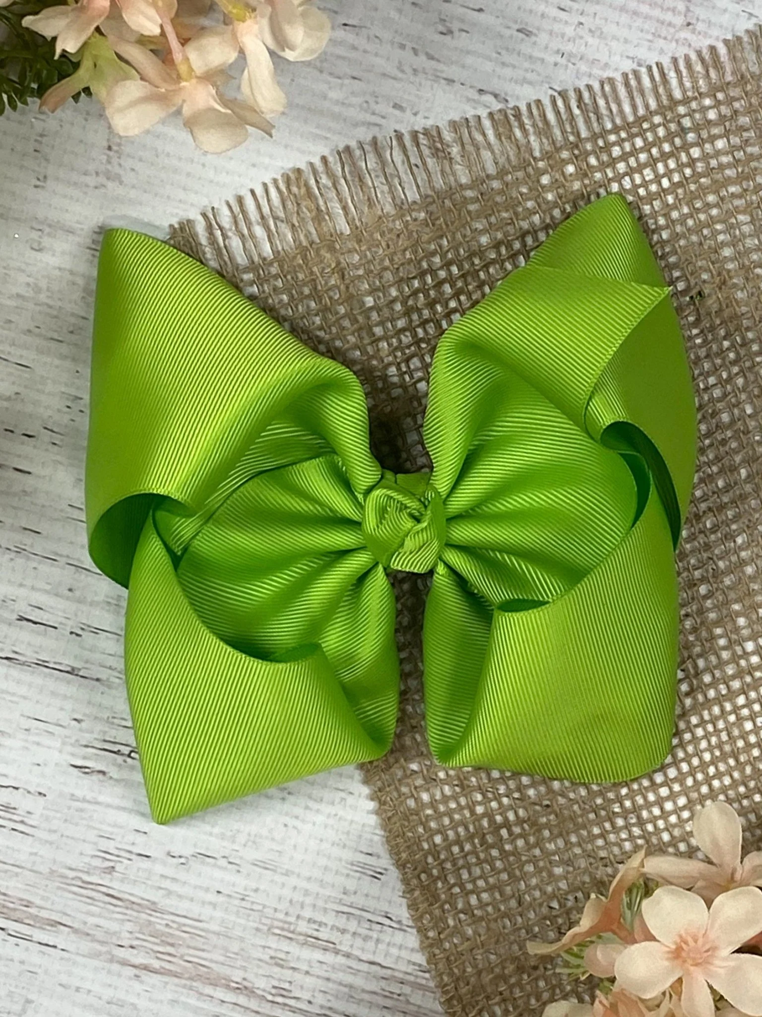 6.5" Texas Size Grosgrain Hair Bow | Alligator or French Clip - Image 39