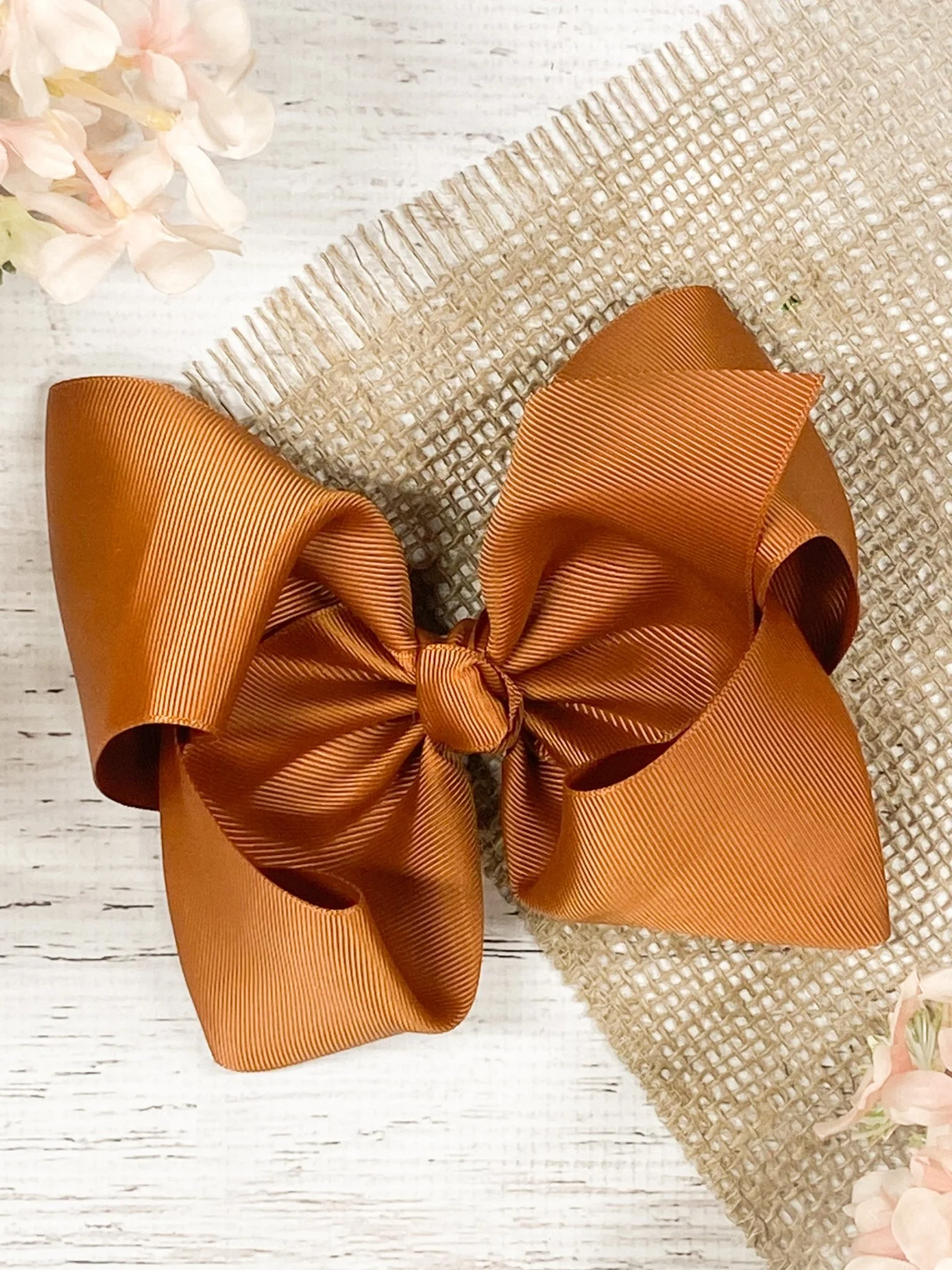 6.5" Texas Size Grosgrain Hair Bow | Alligator or French Clip - Image 40