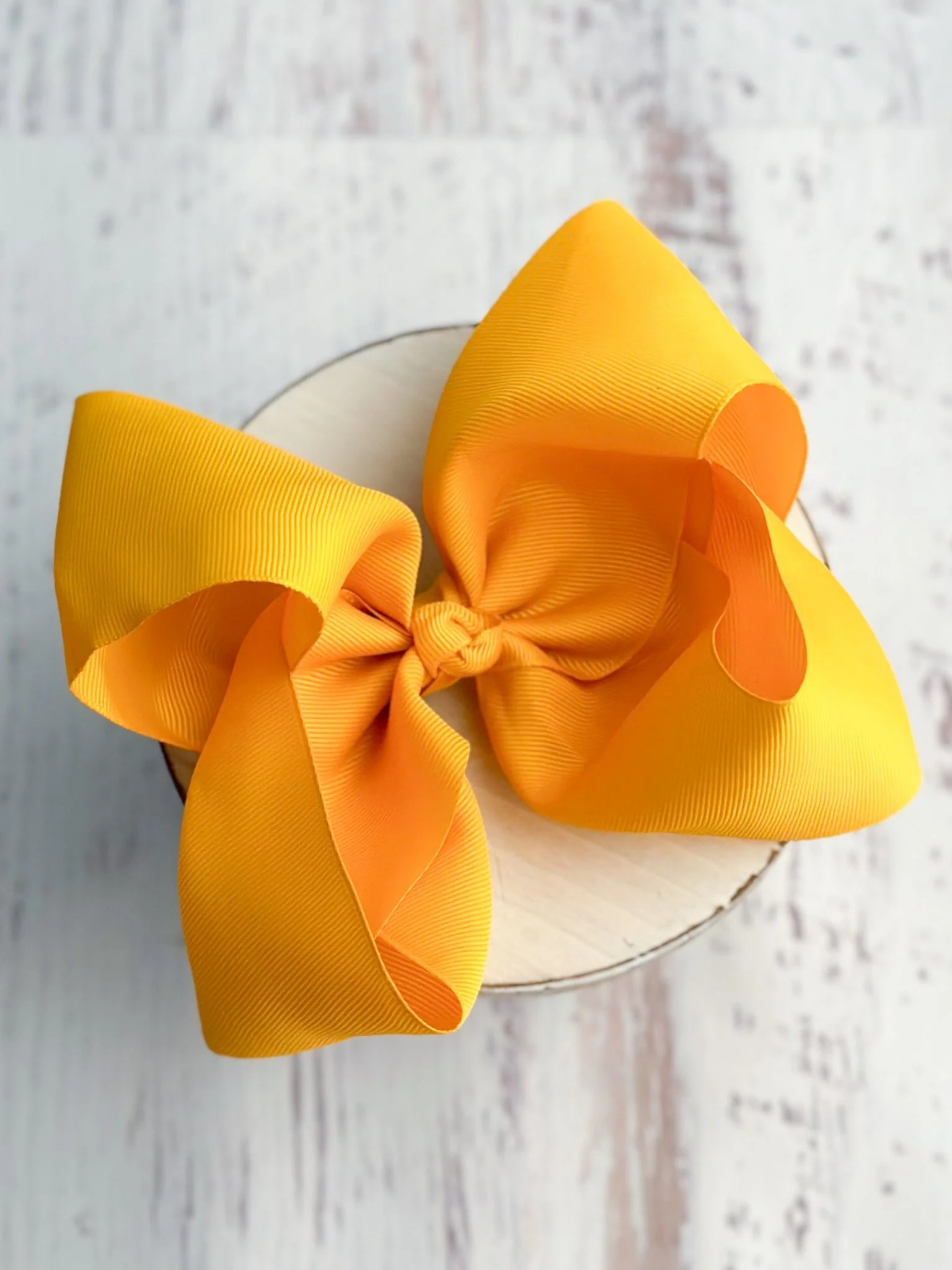 6.5" Texas Size Grosgrain Hair Bow | Alligator or French Clip - Image 5