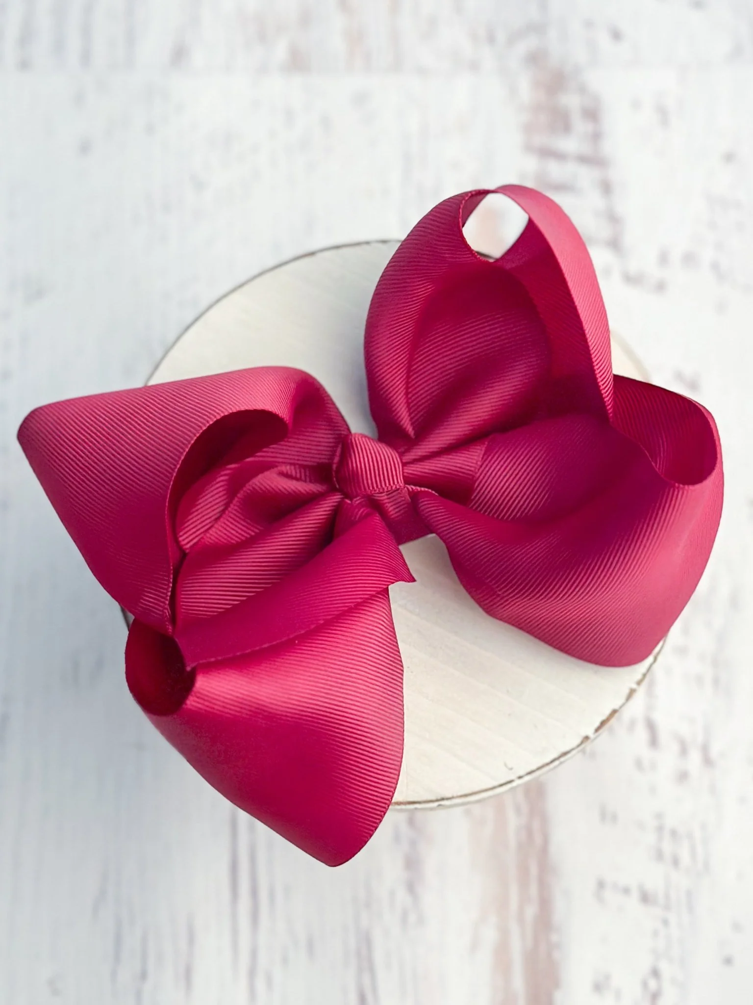 6.5" Texas Size Grosgrain Hair Bow | Alligator or French Clip - Image 6