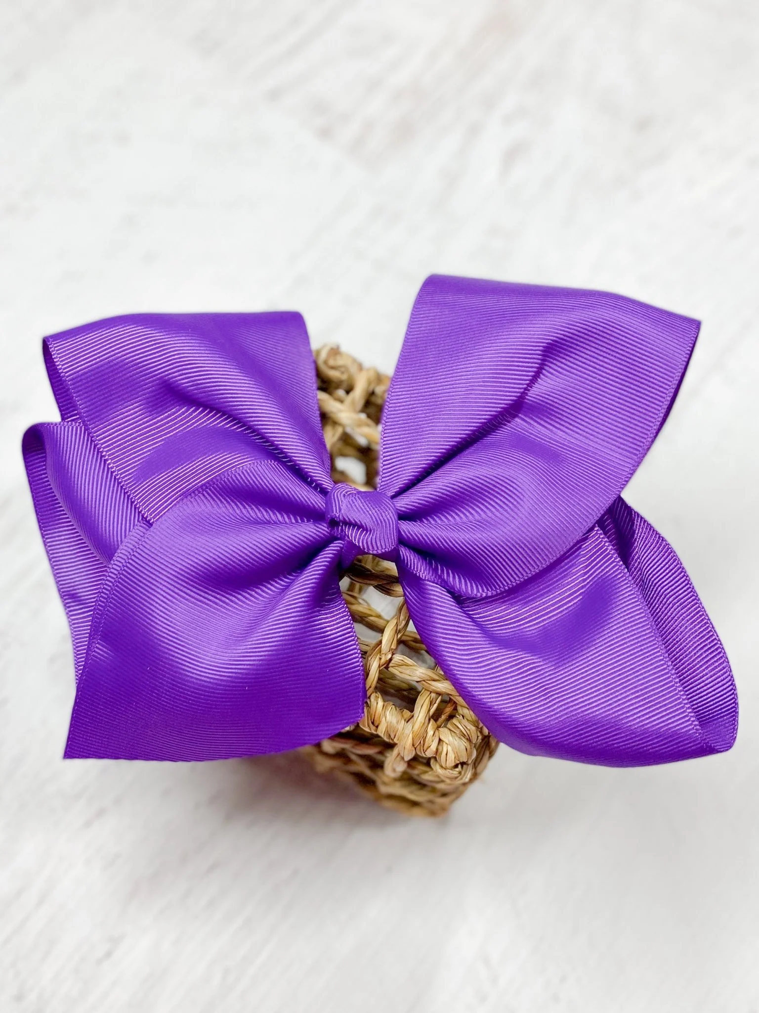 6.5" Texas Size Grosgrain Hair Bow | Alligator or French Clip - Image 60