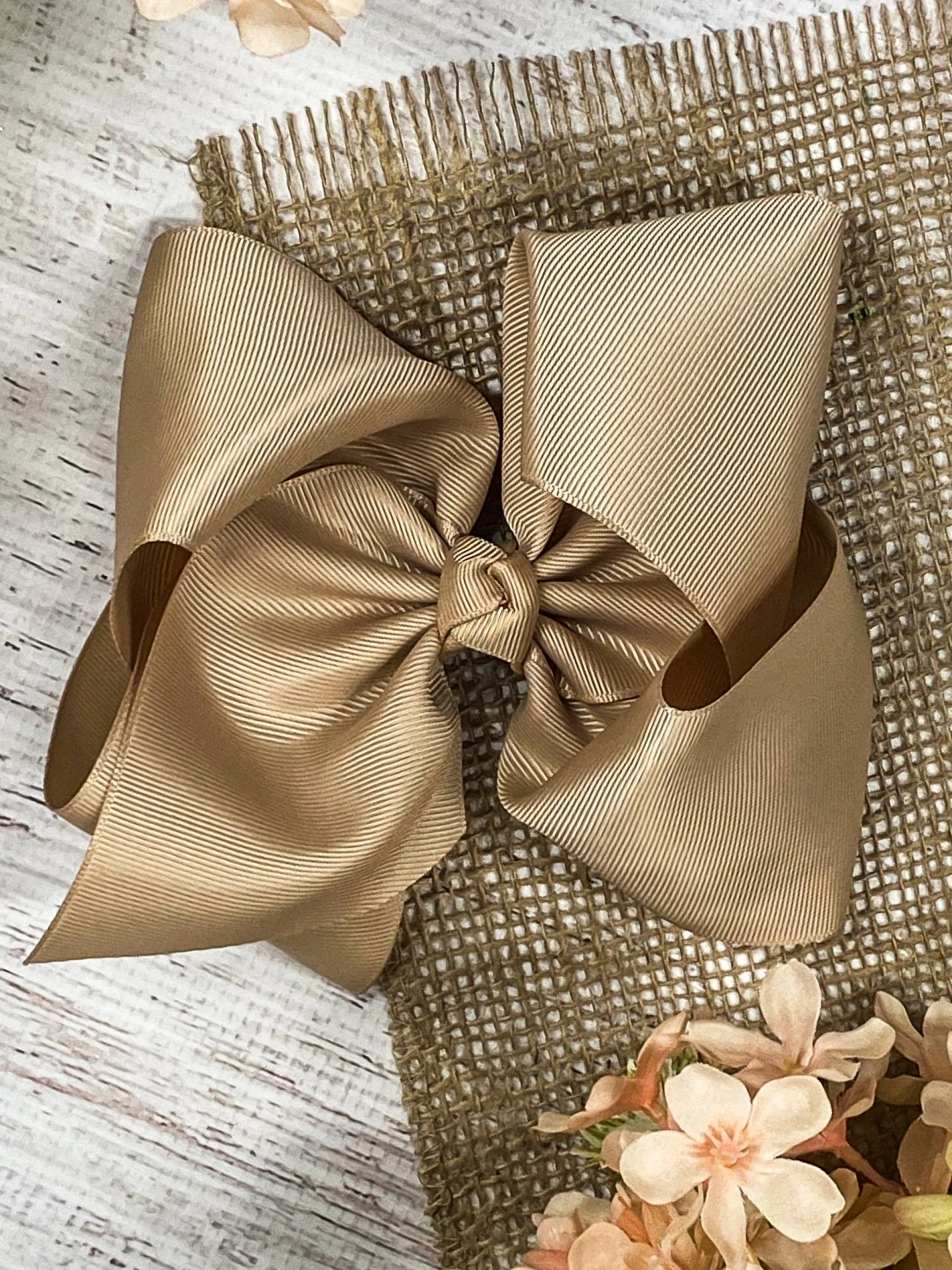 6.5" Texas Size Grosgrain Hair Bow | Alligator or French Clip - Image 67