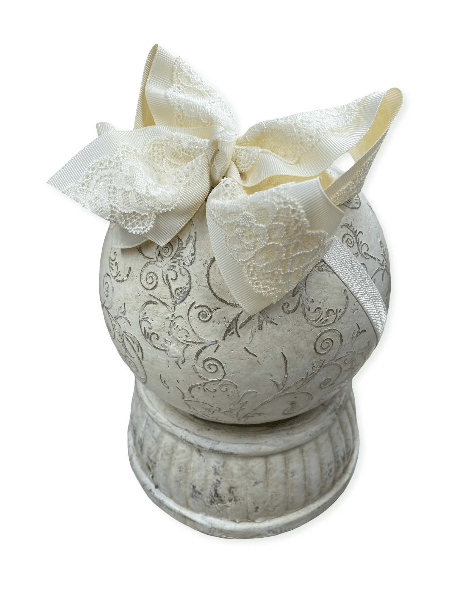 4.5" Chantilly Lace Classic Hair Bow | Clip or Headband - Image 19