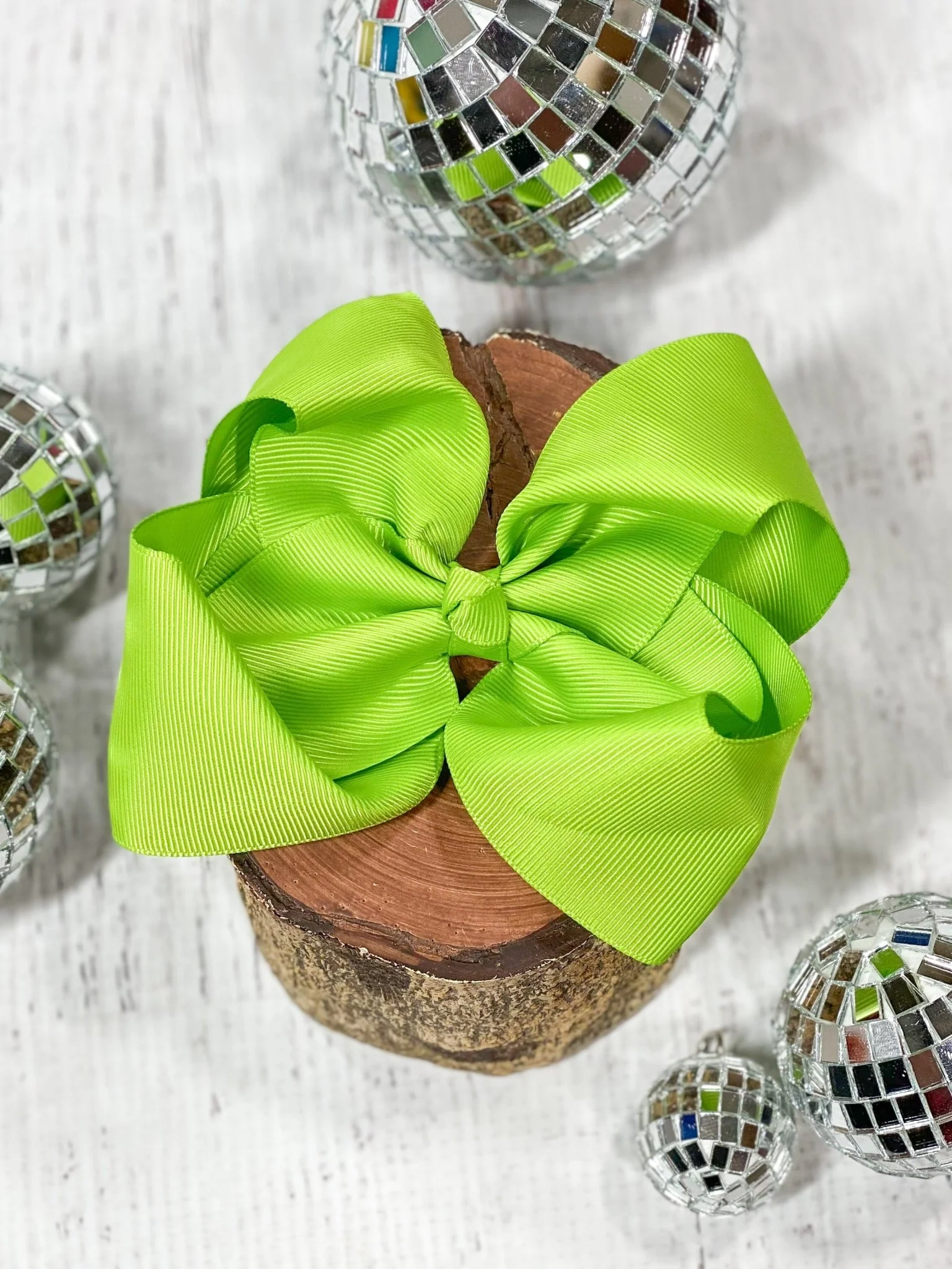 4.5" Classic Grosgrain Hair Bow | Alligator Clip, Satin Headband, or French Clip - Image 100
