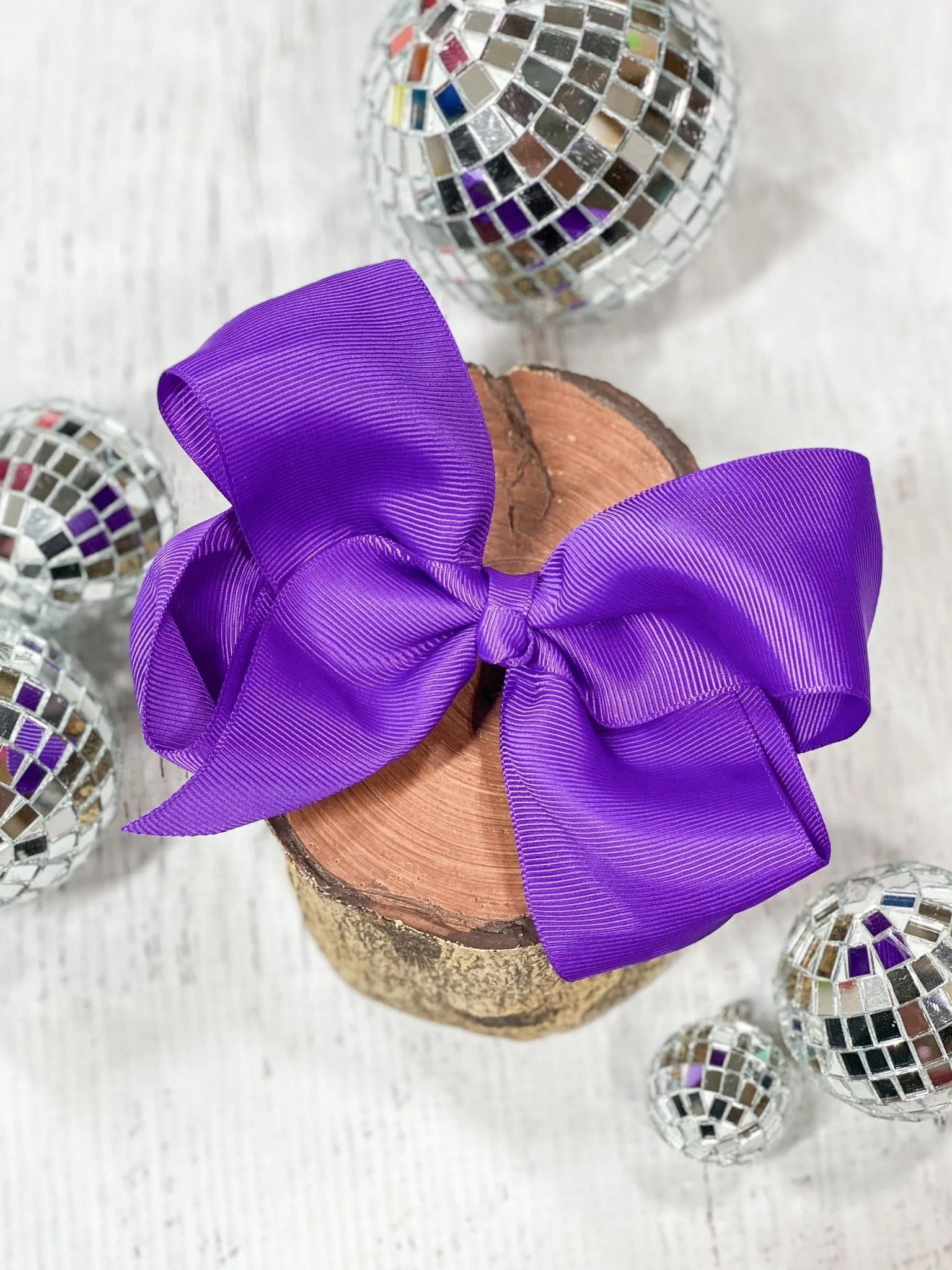 4.5" Classic Grosgrain Hair Bow | Alligator Clip, Satin Headband, or French Clip - Image 109