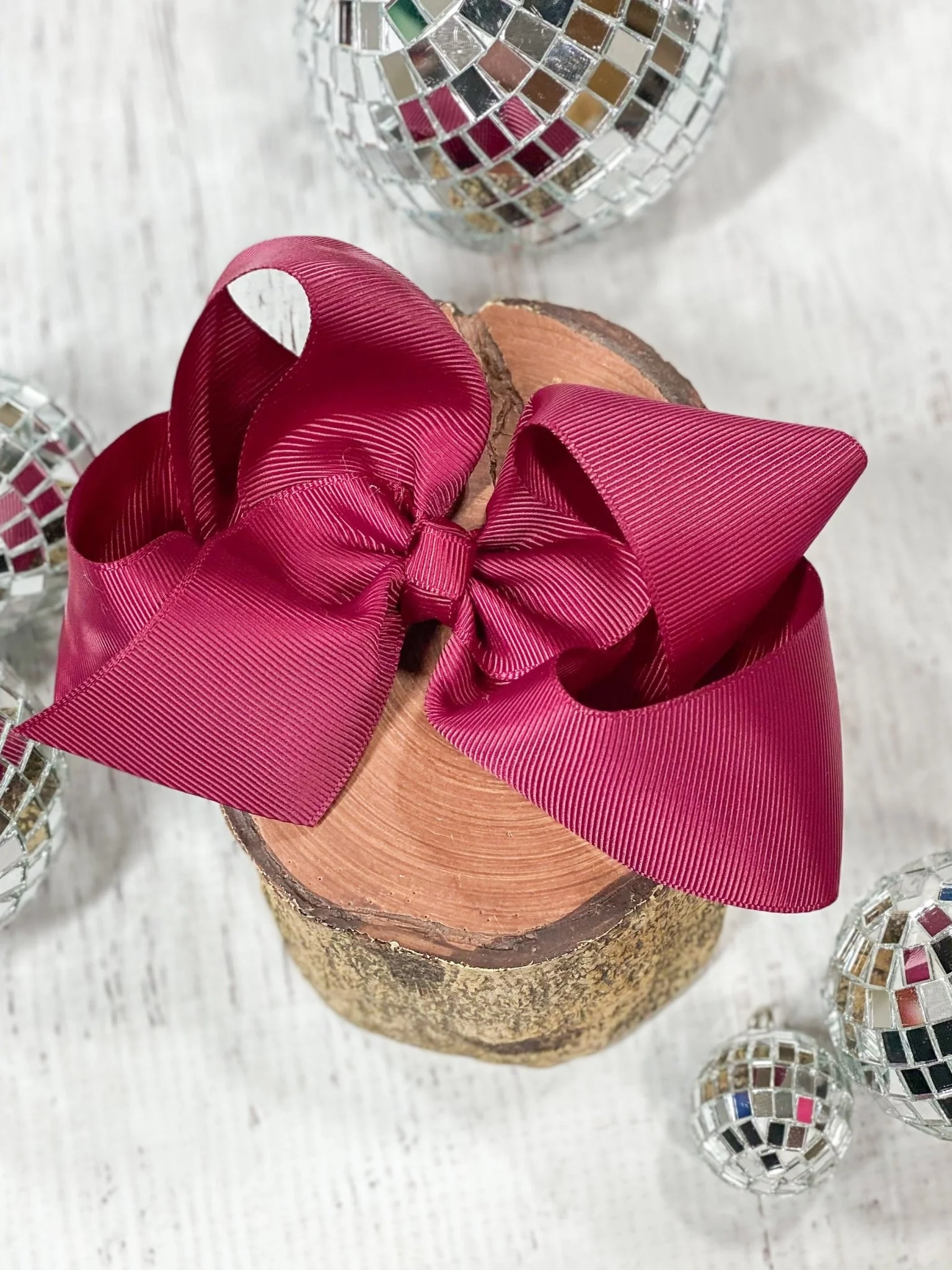 4.5" Classic Grosgrain Hair Bow | Alligator Clip, Satin Headband, or French Clip - Image 110