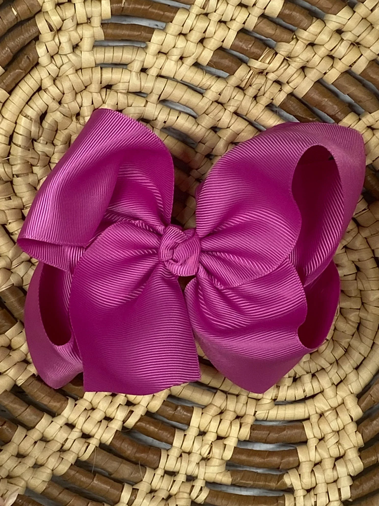 4.5" Classic Grosgrain Hair Bow | Alligator Clip, Satin Headband, or French Clip - Image 118