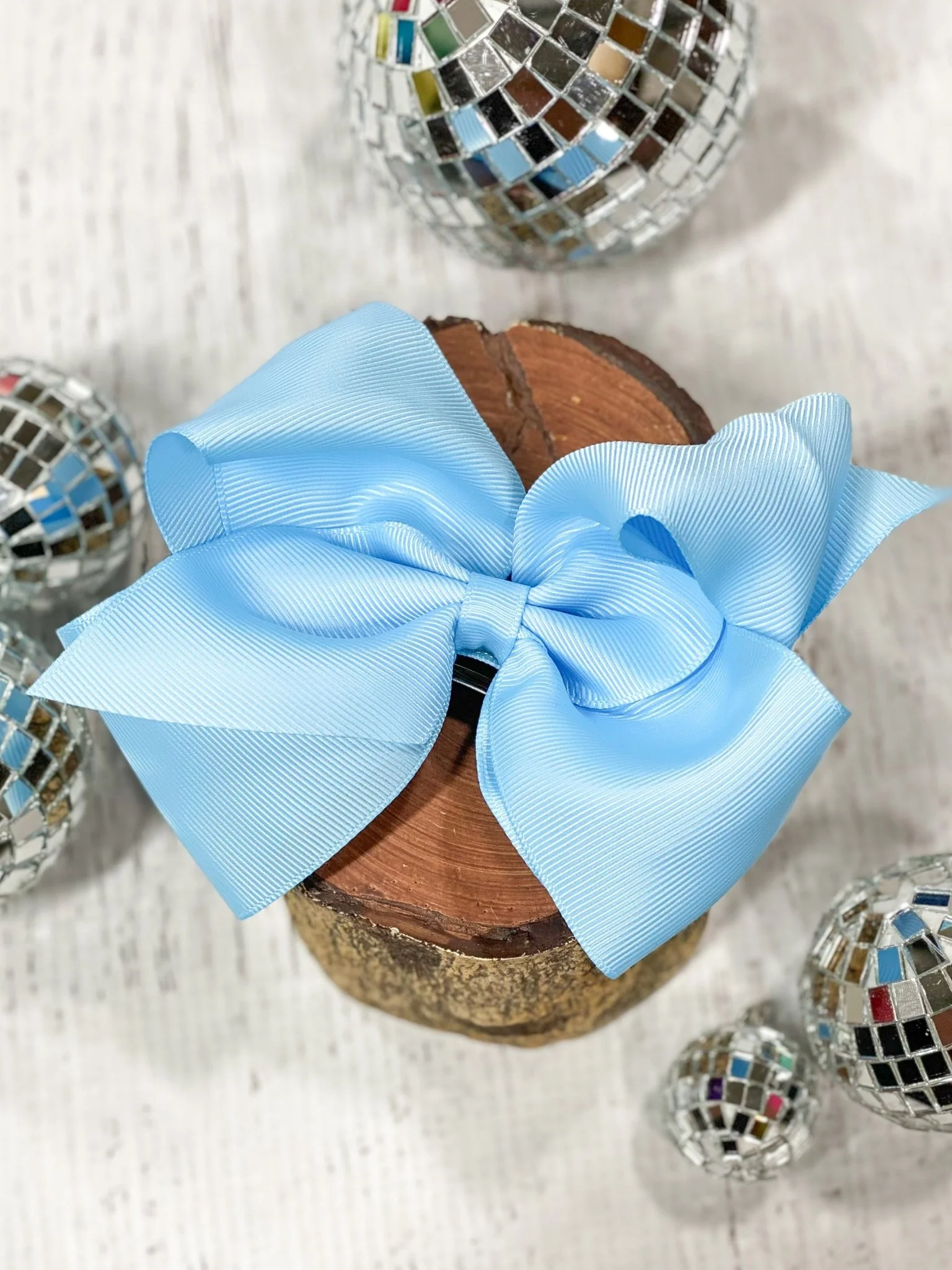 4.5" Classic Grosgrain Hair Bow | Alligator Clip, Satin Headband, or French Clip - Image 23