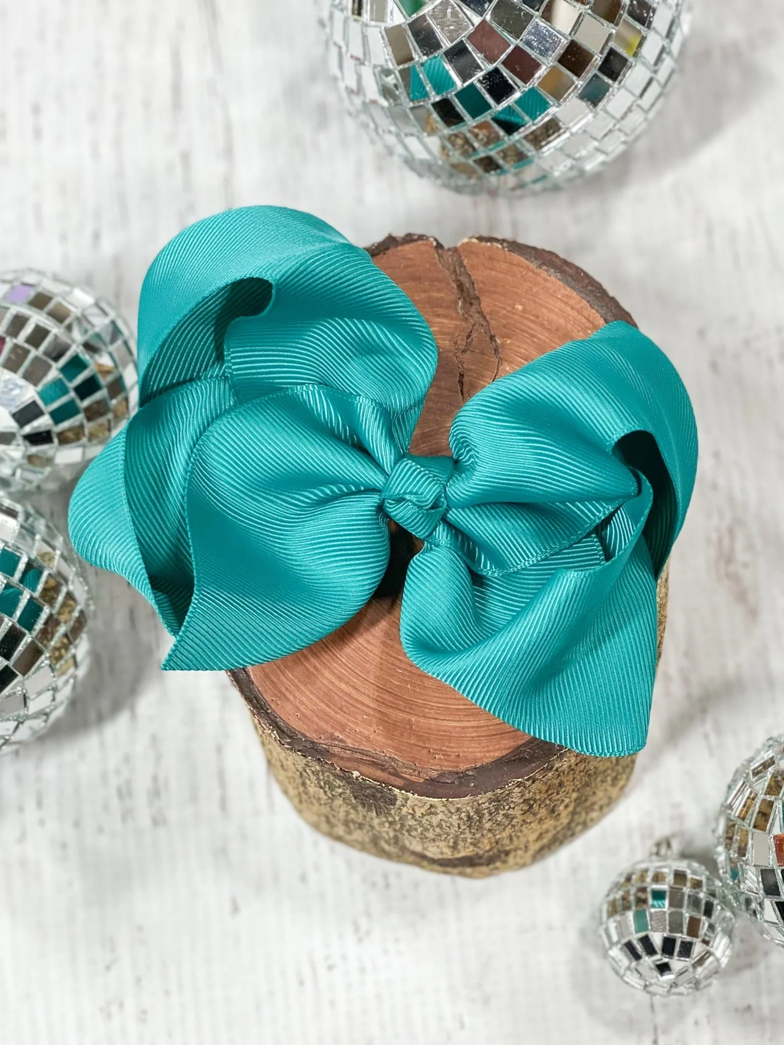 4.5" Classic Grosgrain Hair Bow | Alligator Clip, Satin Headband, or French Clip - Image 24
