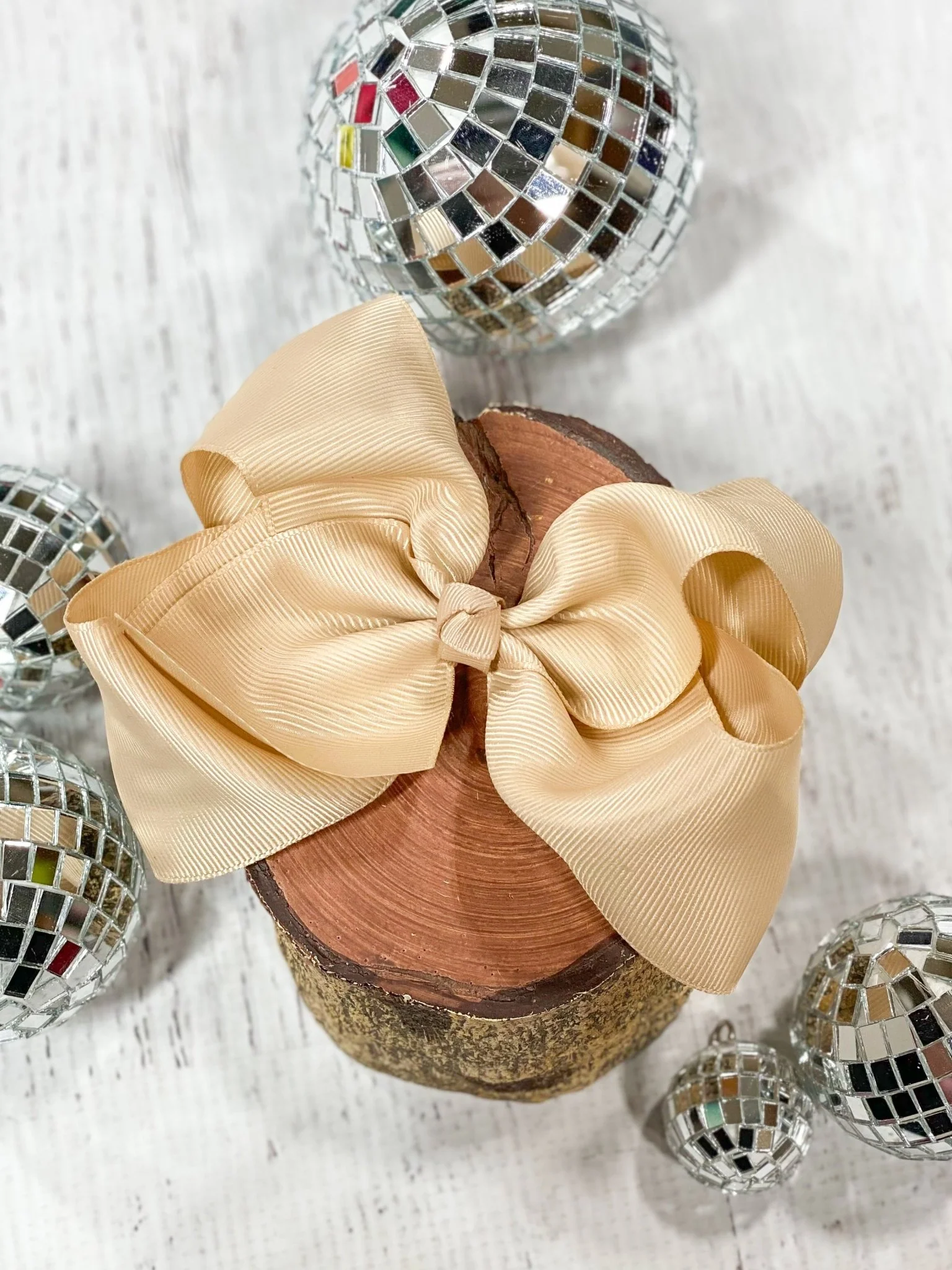 4.5" Classic Grosgrain Hair Bow | Alligator Clip, Satin Headband, or French Clip - Image 33