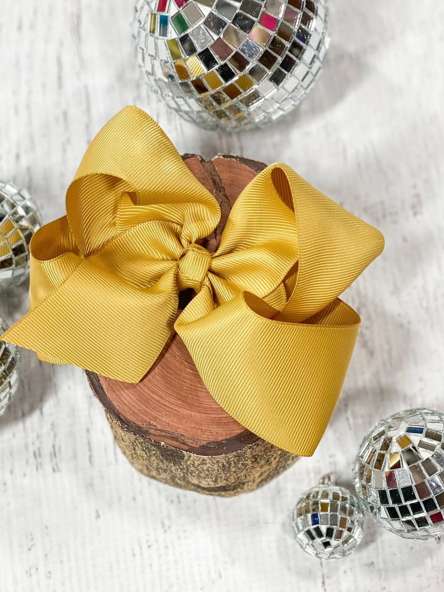 4.5" Classic Grosgrain Hair Bow | Alligator Clip, Satin Headband, or French Clip - Image 34