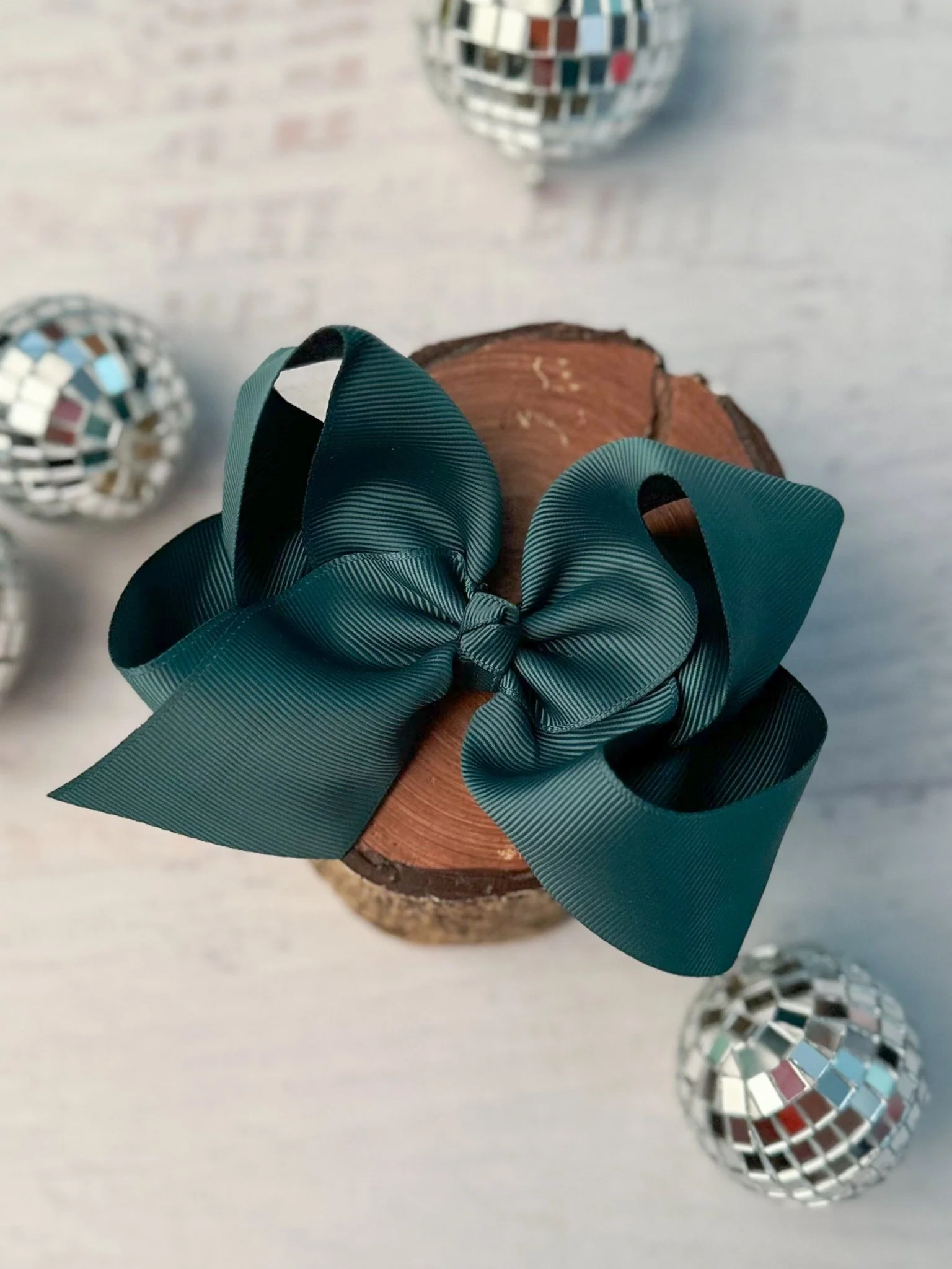 4.5" Classic Grosgrain Hair Bow | Alligator Clip, Satin Headband, or French Clip - Image 40