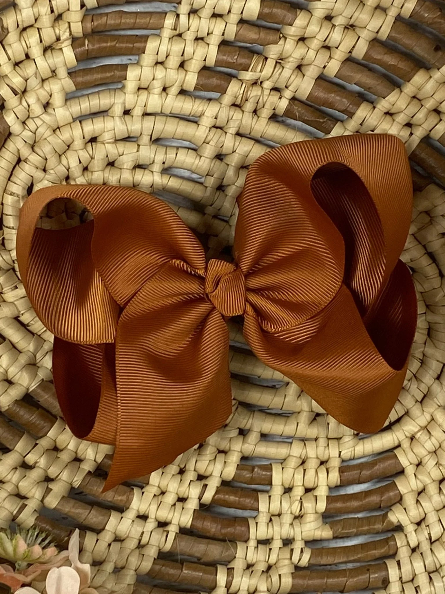 4.5" Classic Grosgrain Hair Bow | Alligator Clip, Satin Headband, or French Clip - Image 42