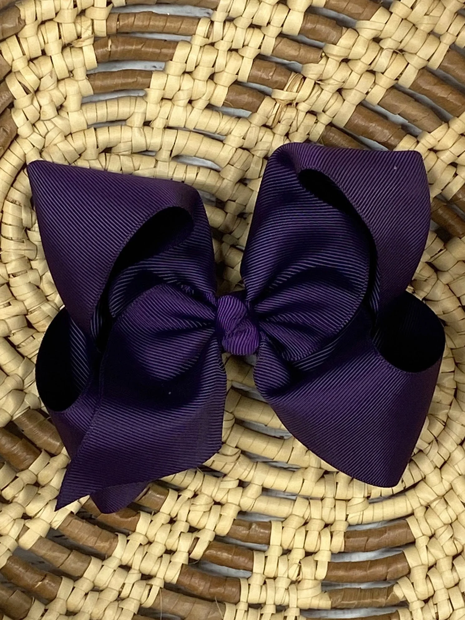 4.5" Classic Grosgrain Hair Bow | Alligator Clip, Satin Headband, or French Clip - Image 43
