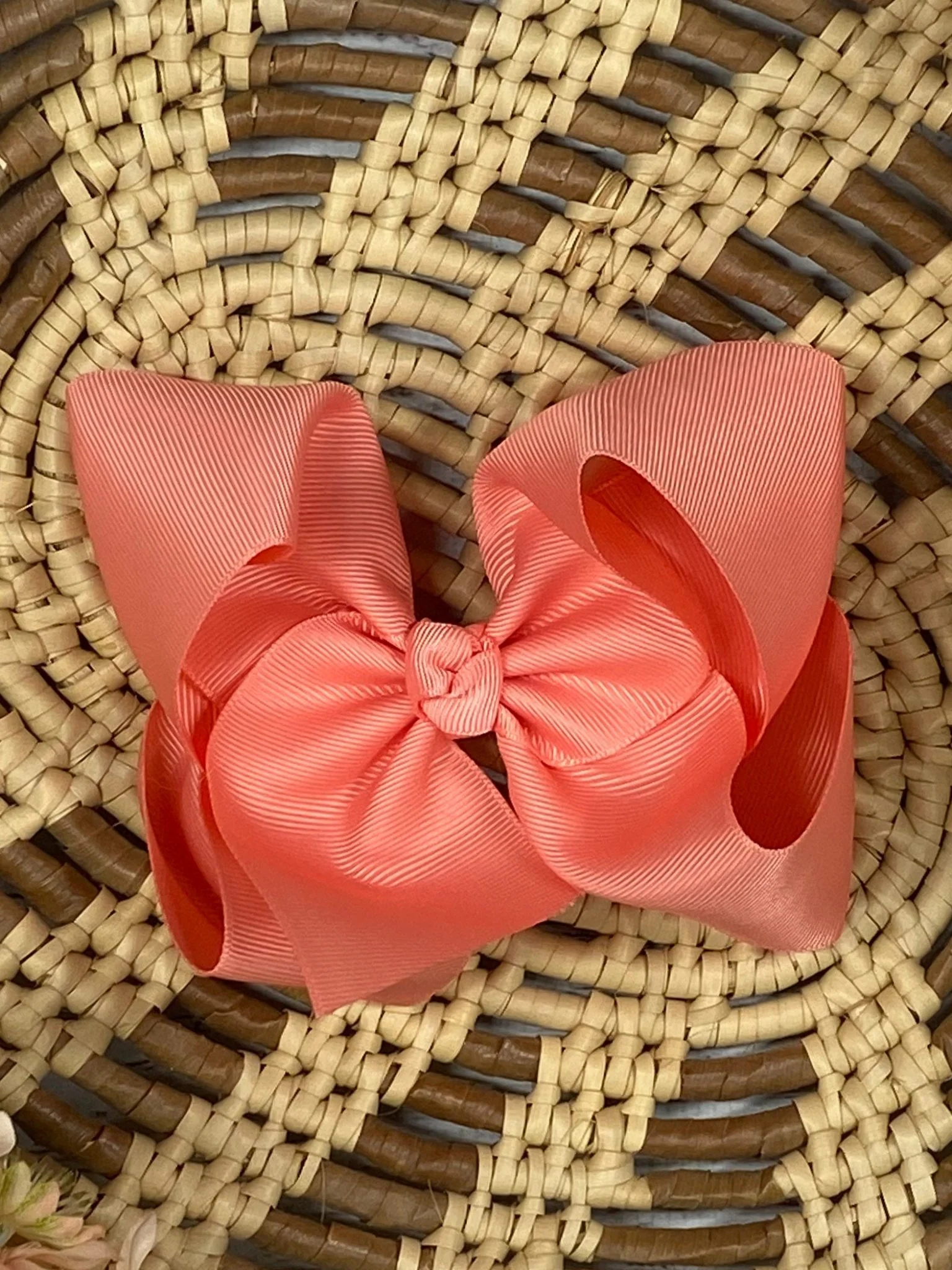 4.5" Classic Grosgrain Hair Bow | Alligator Clip, Satin Headband, or French Clip - Image 44