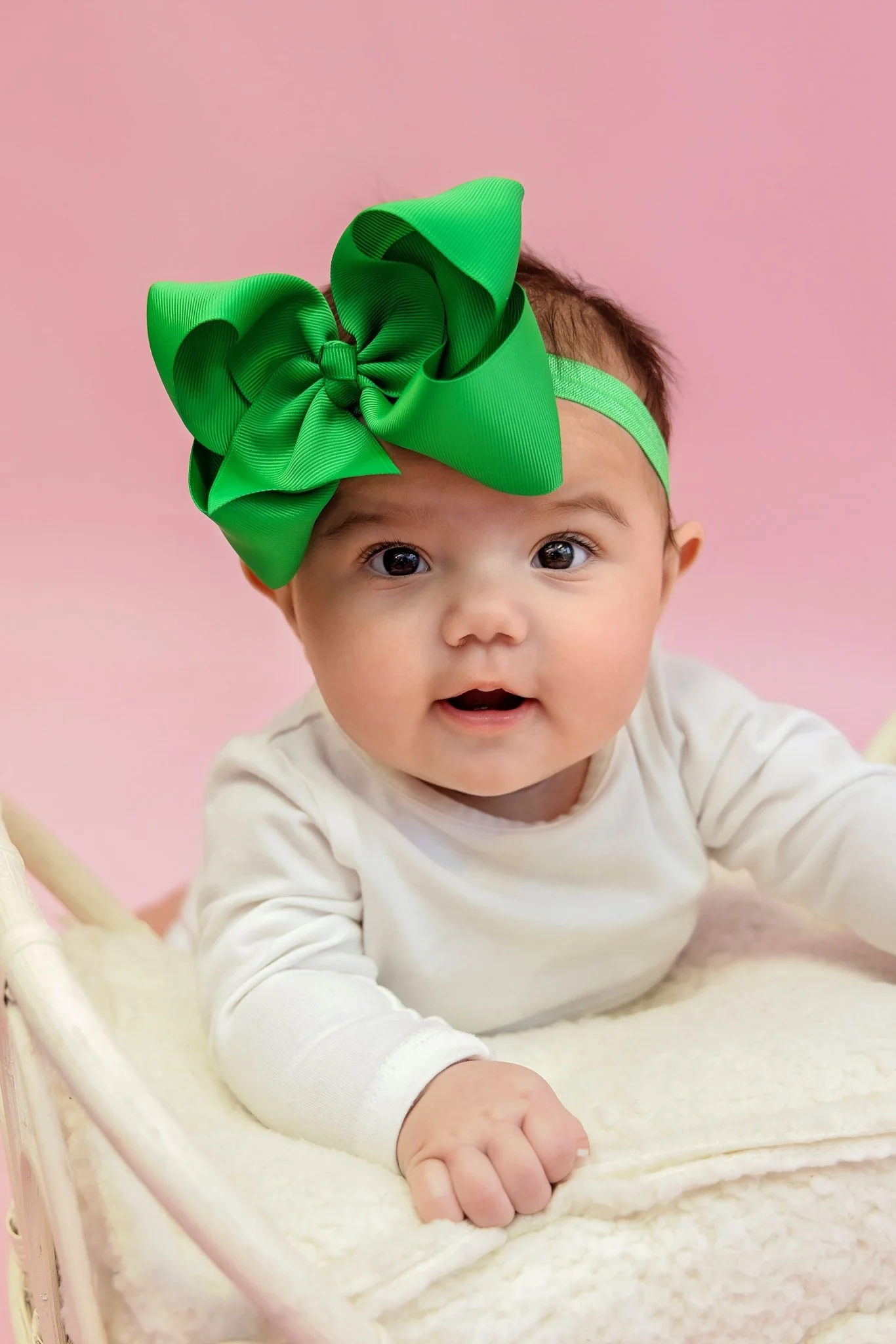 4.5" Classic Grosgrain Hair Bow | Alligator Clip, Satin Headband, or French Clip - Image 47