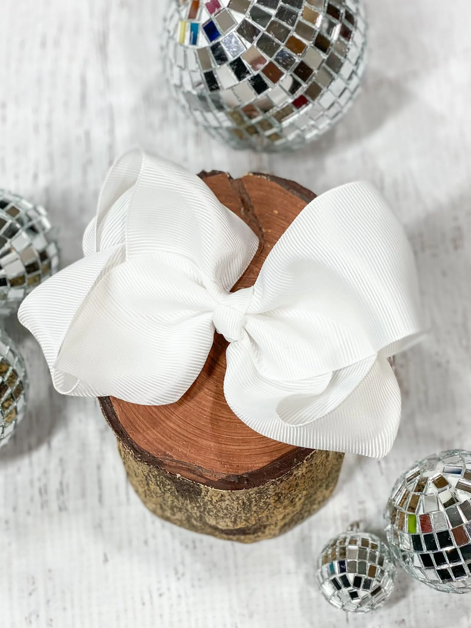4.5" Classic Grosgrain Hair Bow | Alligator Clip, Satin Headband, or French Clip - Image 5