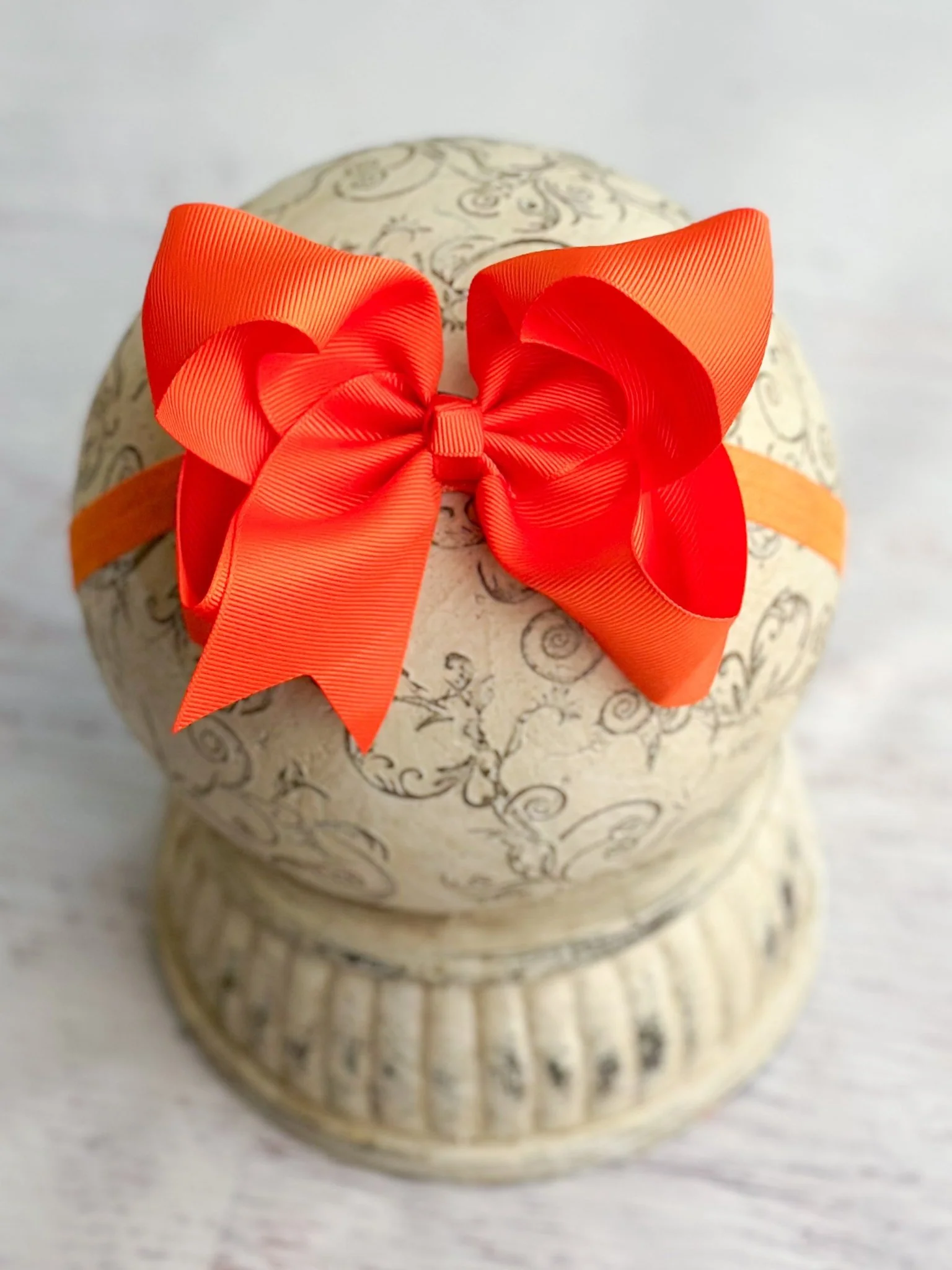 4.5" Classic Grosgrain Hair Bow | Alligator Clip, Satin Headband, or French Clip - Image 50