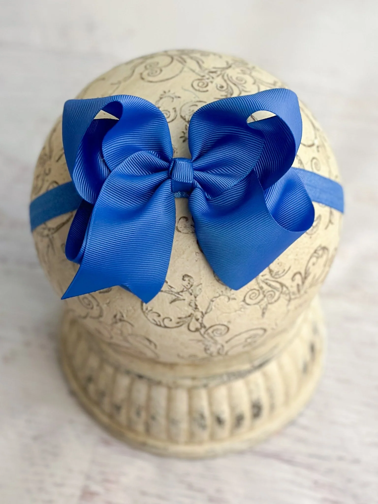 4.5" Classic Grosgrain Hair Bow | Alligator Clip, Satin Headband, or French Clip - Image 54