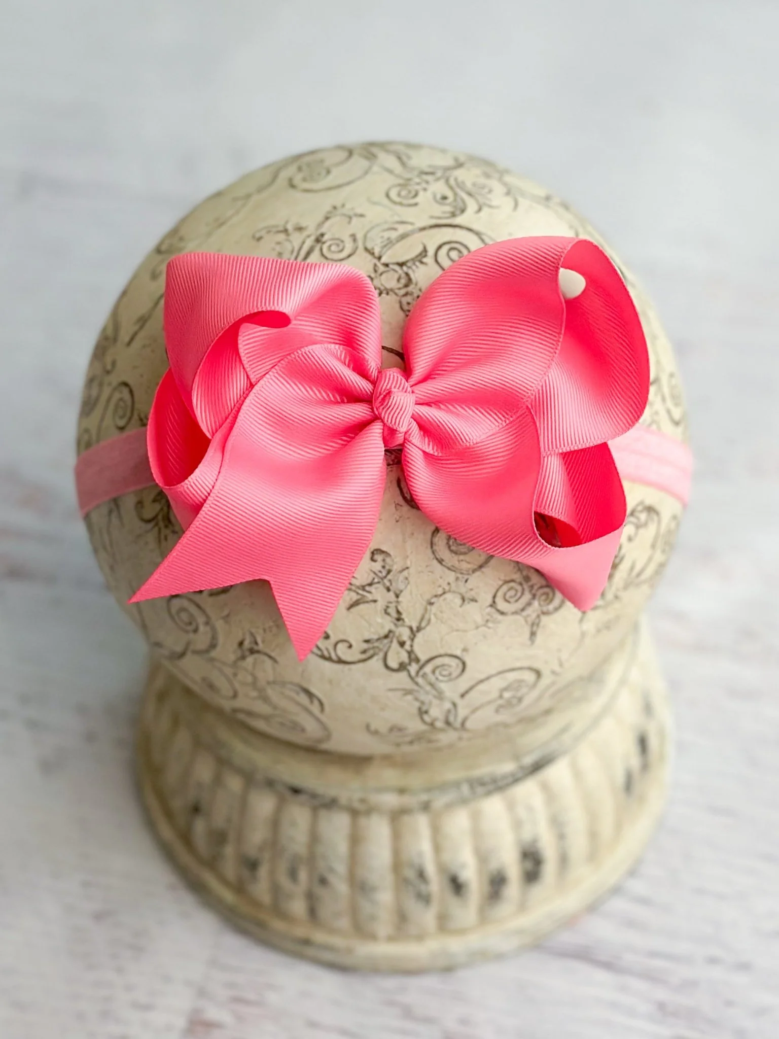 4.5" Classic Grosgrain Hair Bow | Alligator Clip, Satin Headband, or French Clip - Image 56