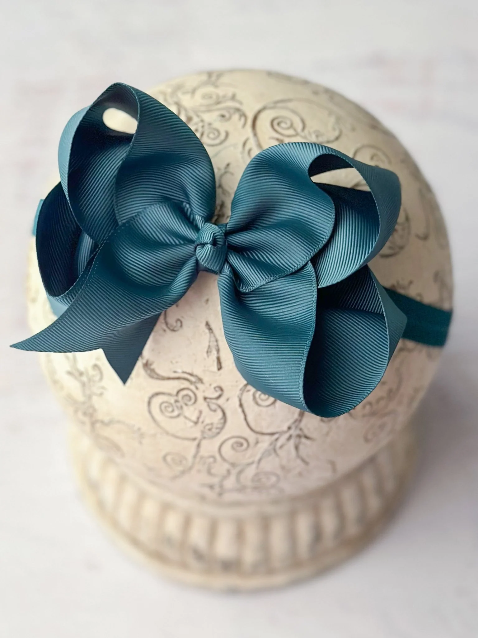 4.5" Classic Grosgrain Hair Bow | Alligator Clip, Satin Headband, or French Clip - Image 58