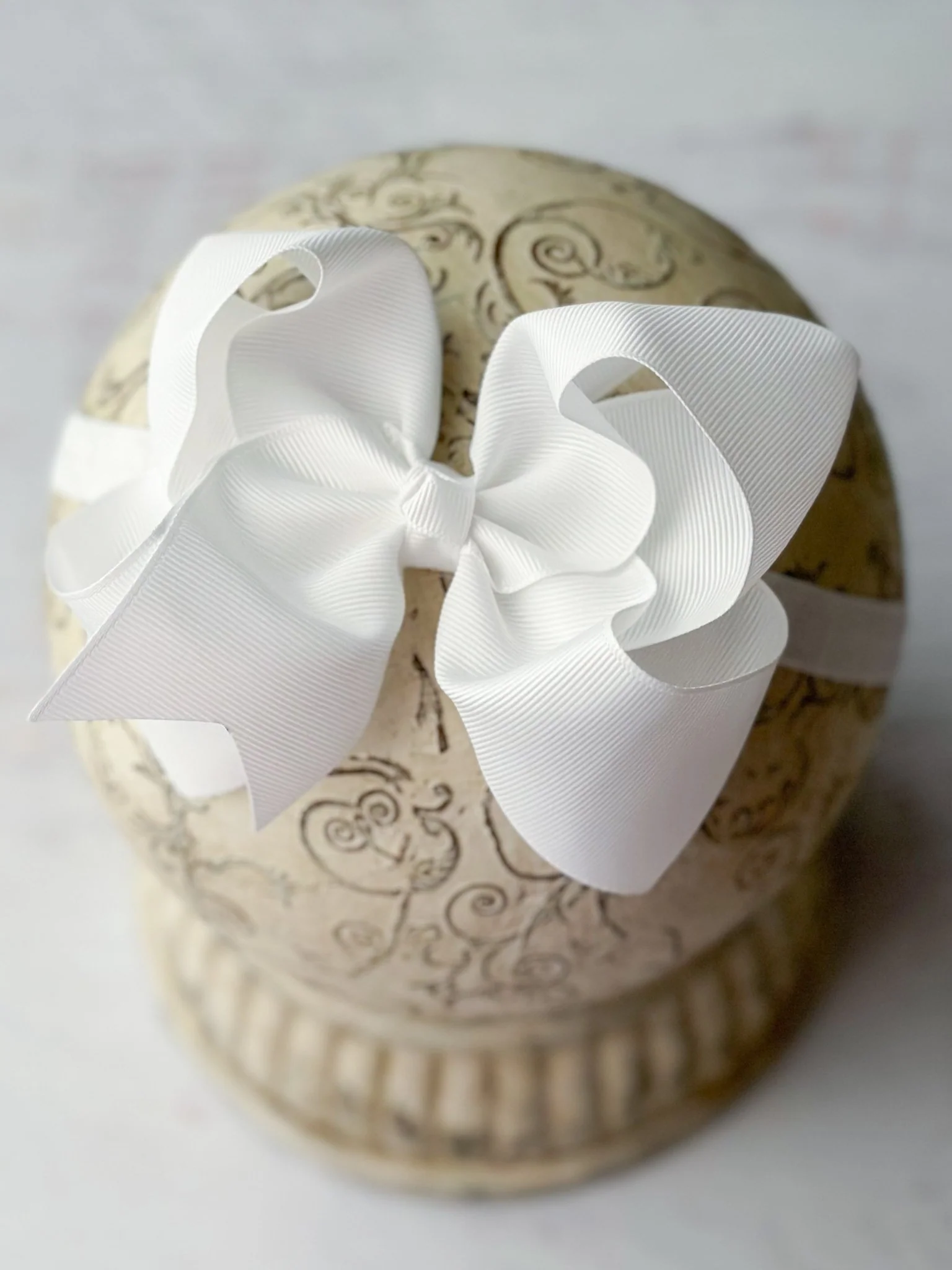 4.5" Classic Grosgrain Hair Bow | Alligator Clip, Satin Headband, or French Clip - Image 59