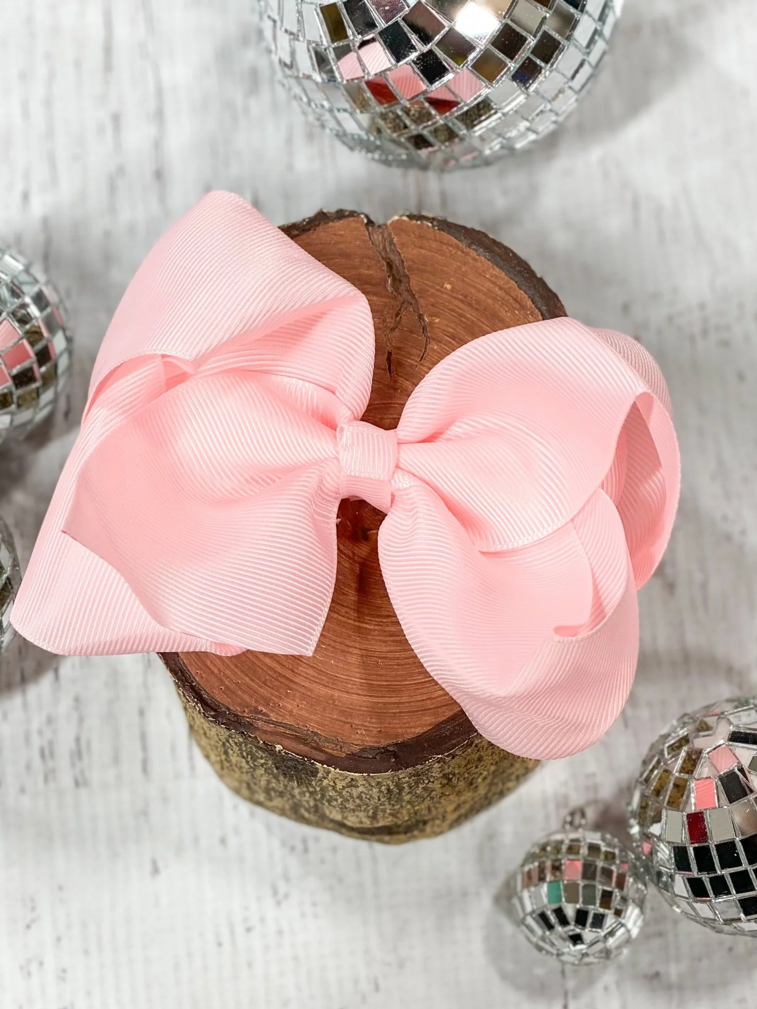 4.5" Classic Grosgrain Hair Bow | Alligator Clip, Satin Headband, or French Clip - Image 6