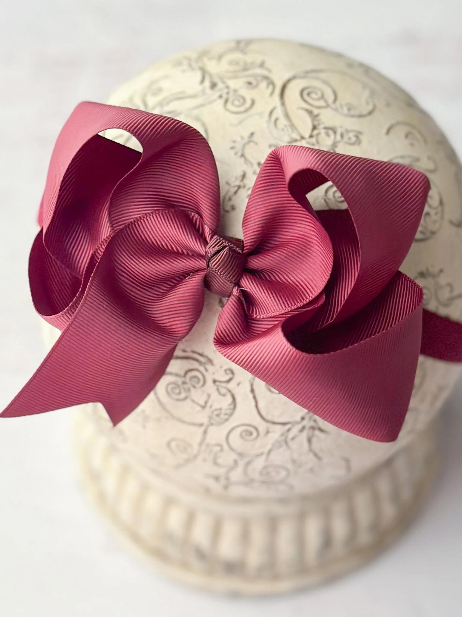 4.5" Classic Grosgrain Hair Bow | Alligator Clip, Satin Headband, or French Clip - Image 65