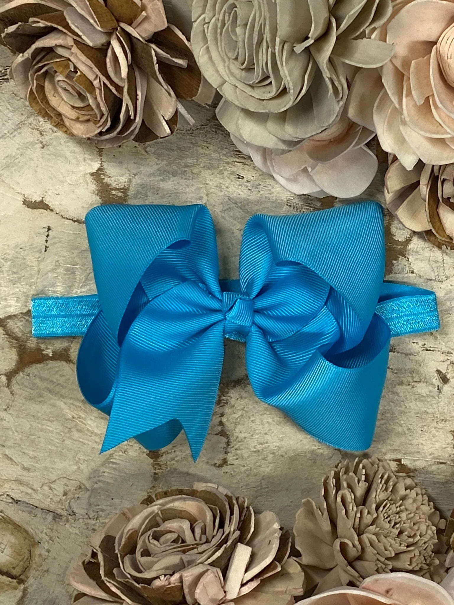 4.5" Classic Grosgrain Hair Bow | Alligator Clip, Satin Headband, or French Clip - Image 72