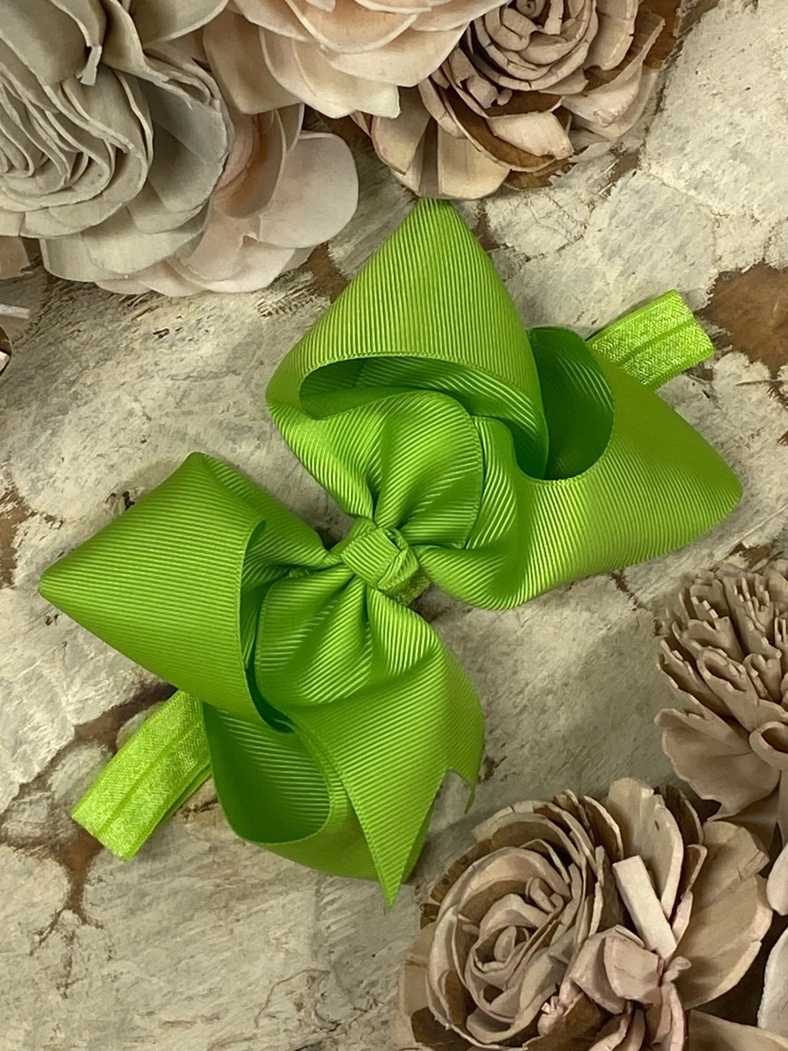 4.5" Classic Grosgrain Hair Bow | Alligator Clip, Satin Headband, or French Clip - Image 73