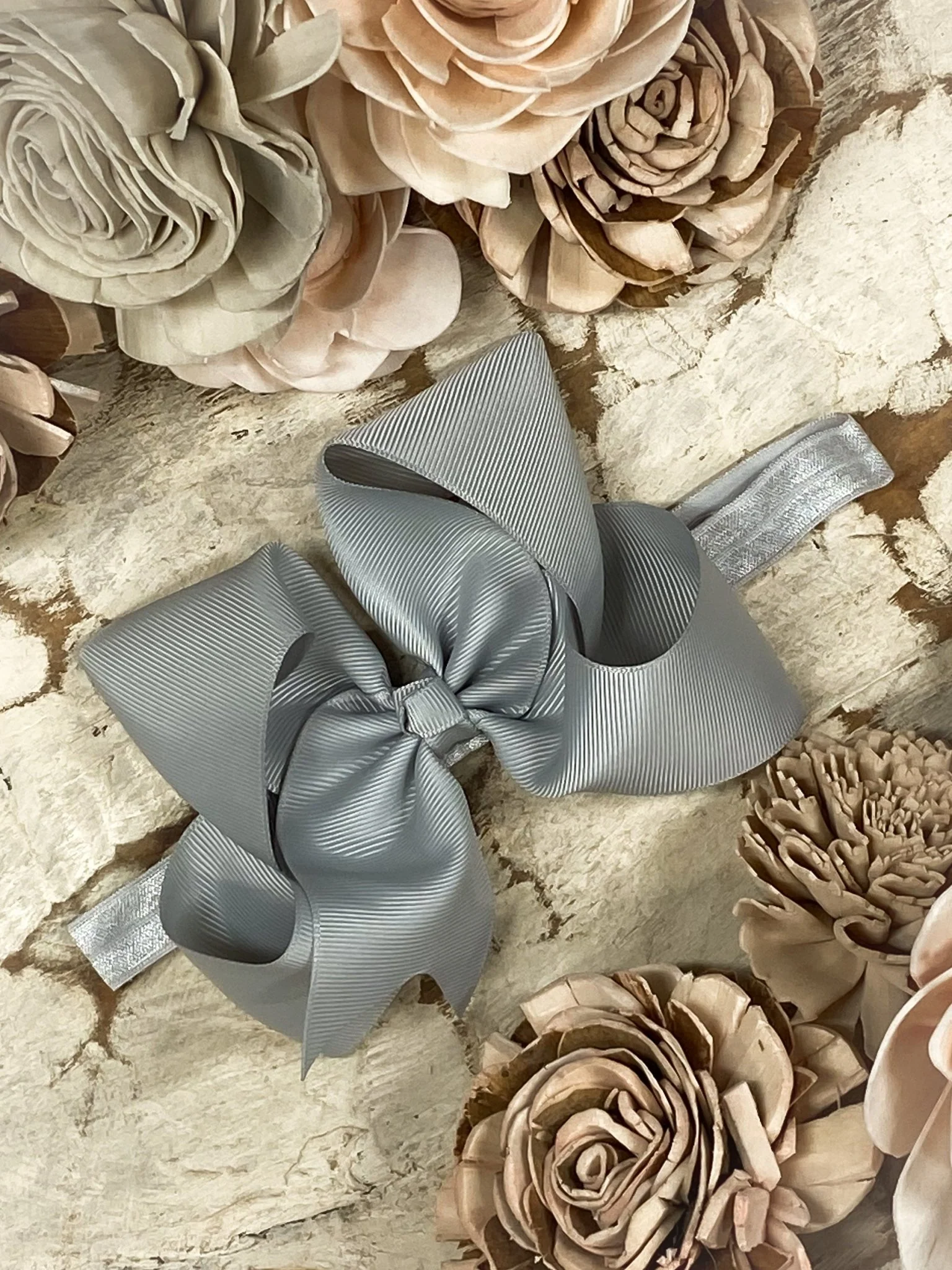 4.5" Classic Grosgrain Hair Bow | Alligator Clip, Satin Headband, or French Clip - Image 77