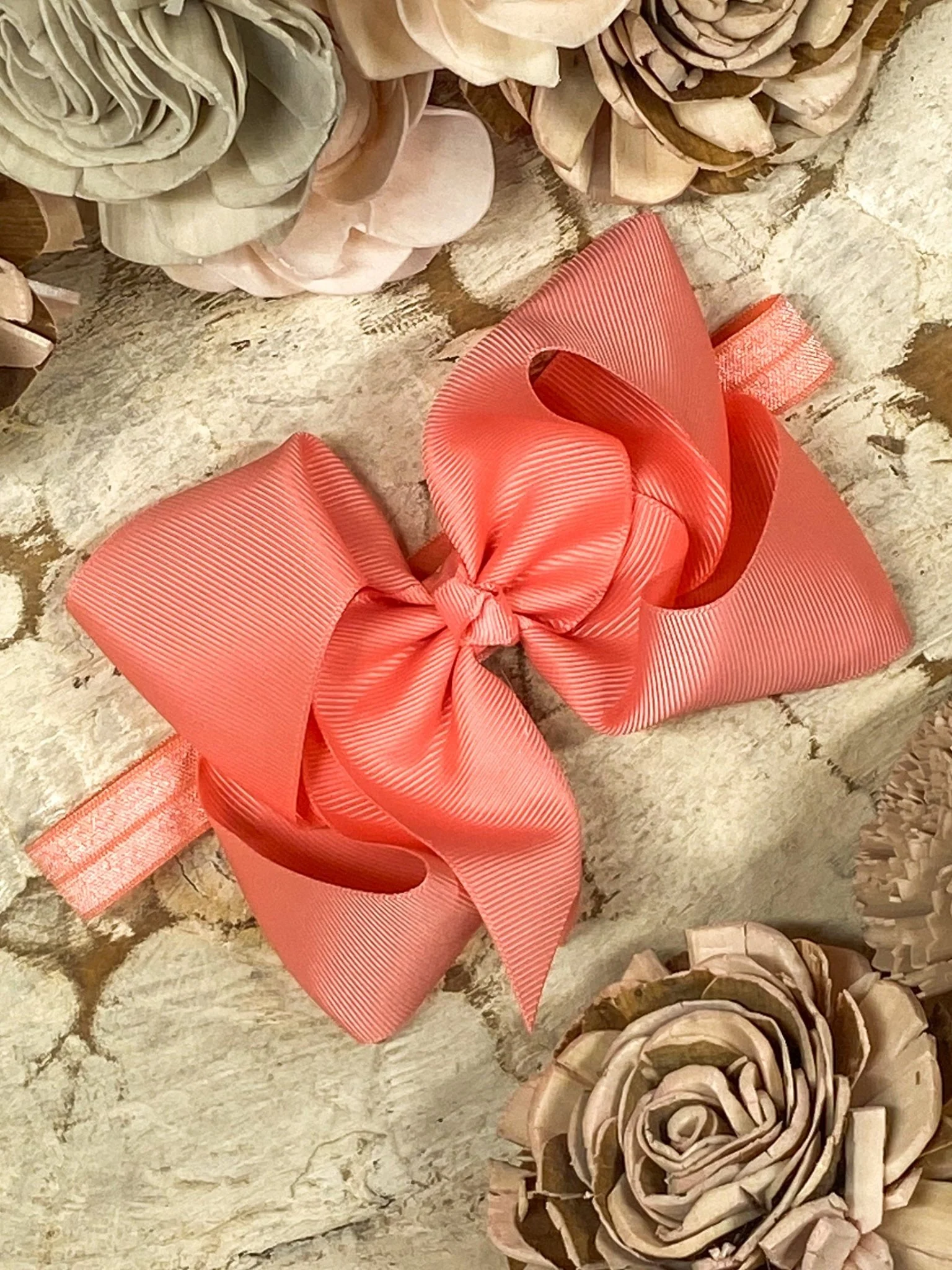 4.5" Classic Grosgrain Hair Bow | Alligator Clip, Satin Headband, or French Clip - Image 81
